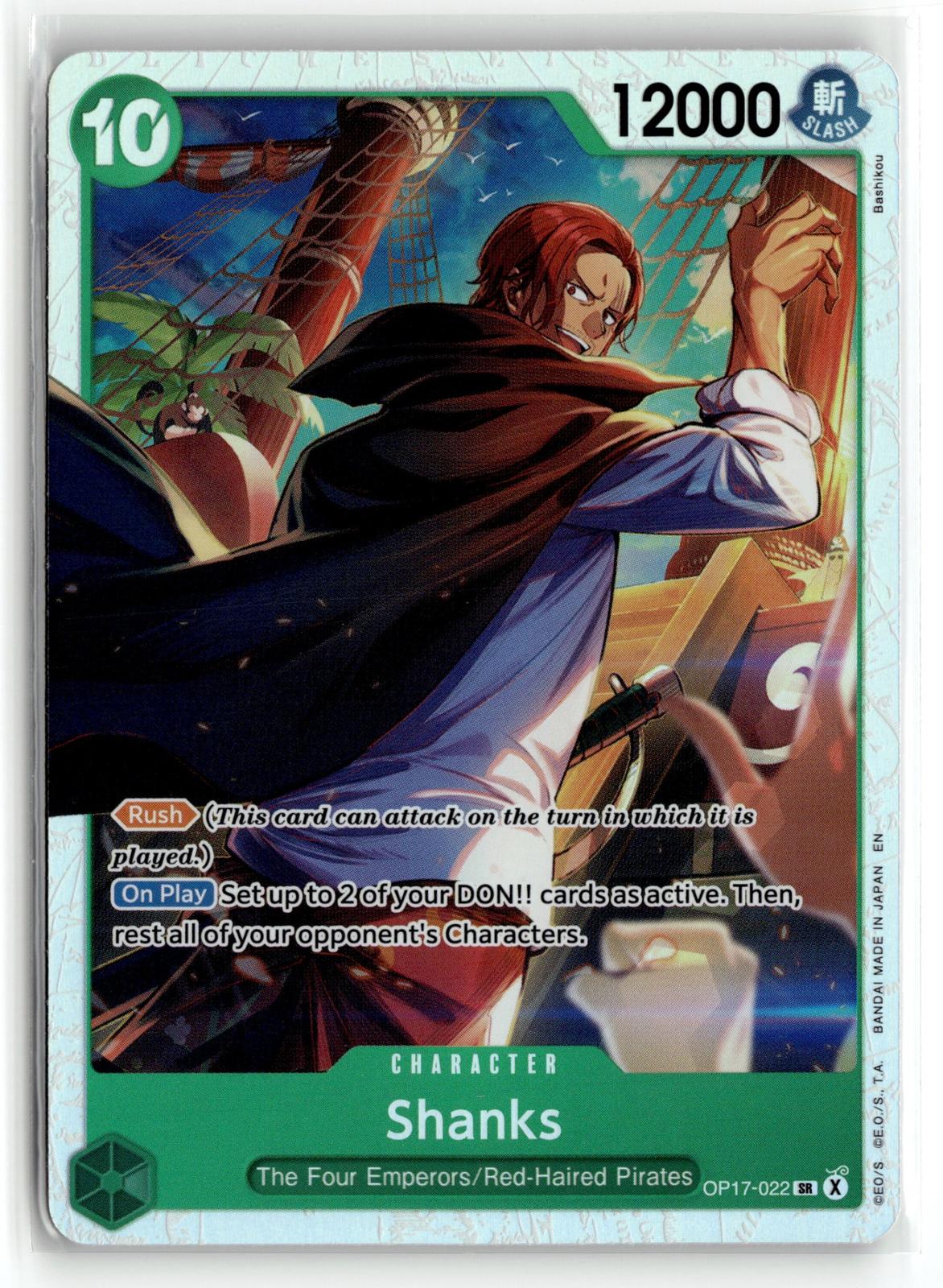 One_piece tcg The World's Strongest Warriors #OP17-022 Shanks (022)