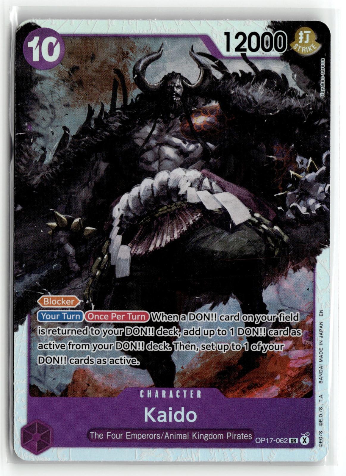 One_piece tcg The World's Strongest Warriors #OP17-062 Kaido (062)