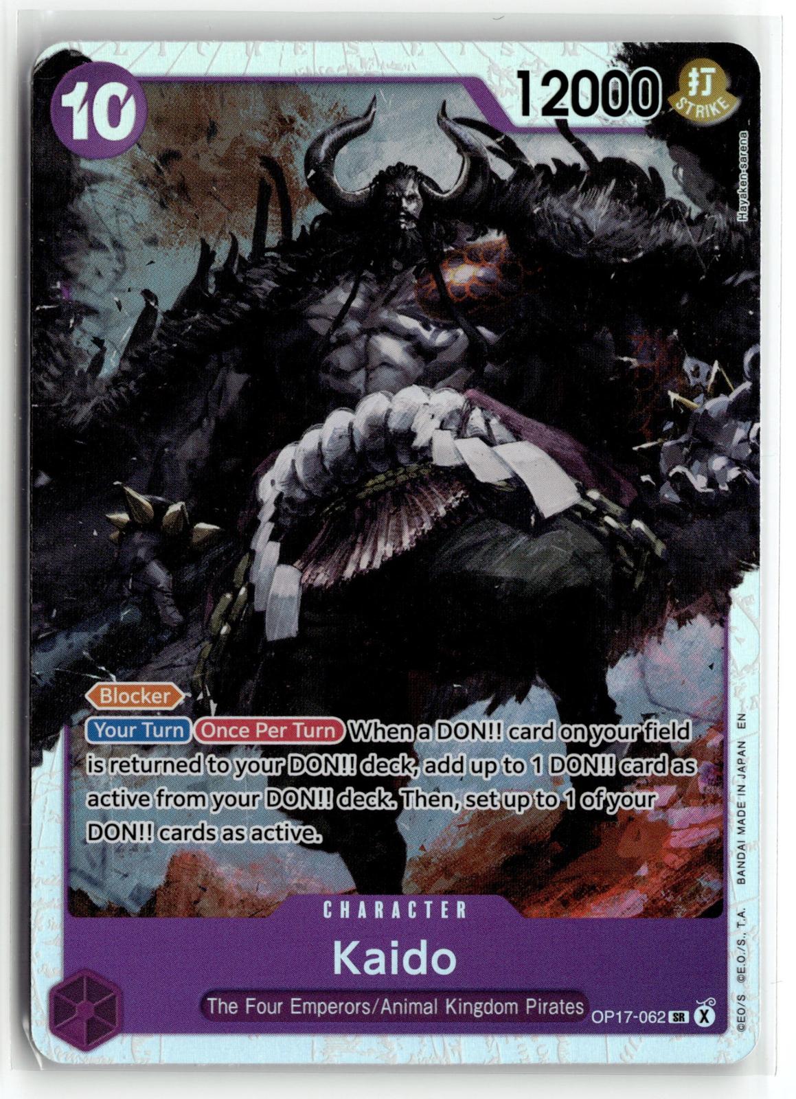 One_piece tcg The World's Strongest Warriors #OP17-062 Kaido (062)
