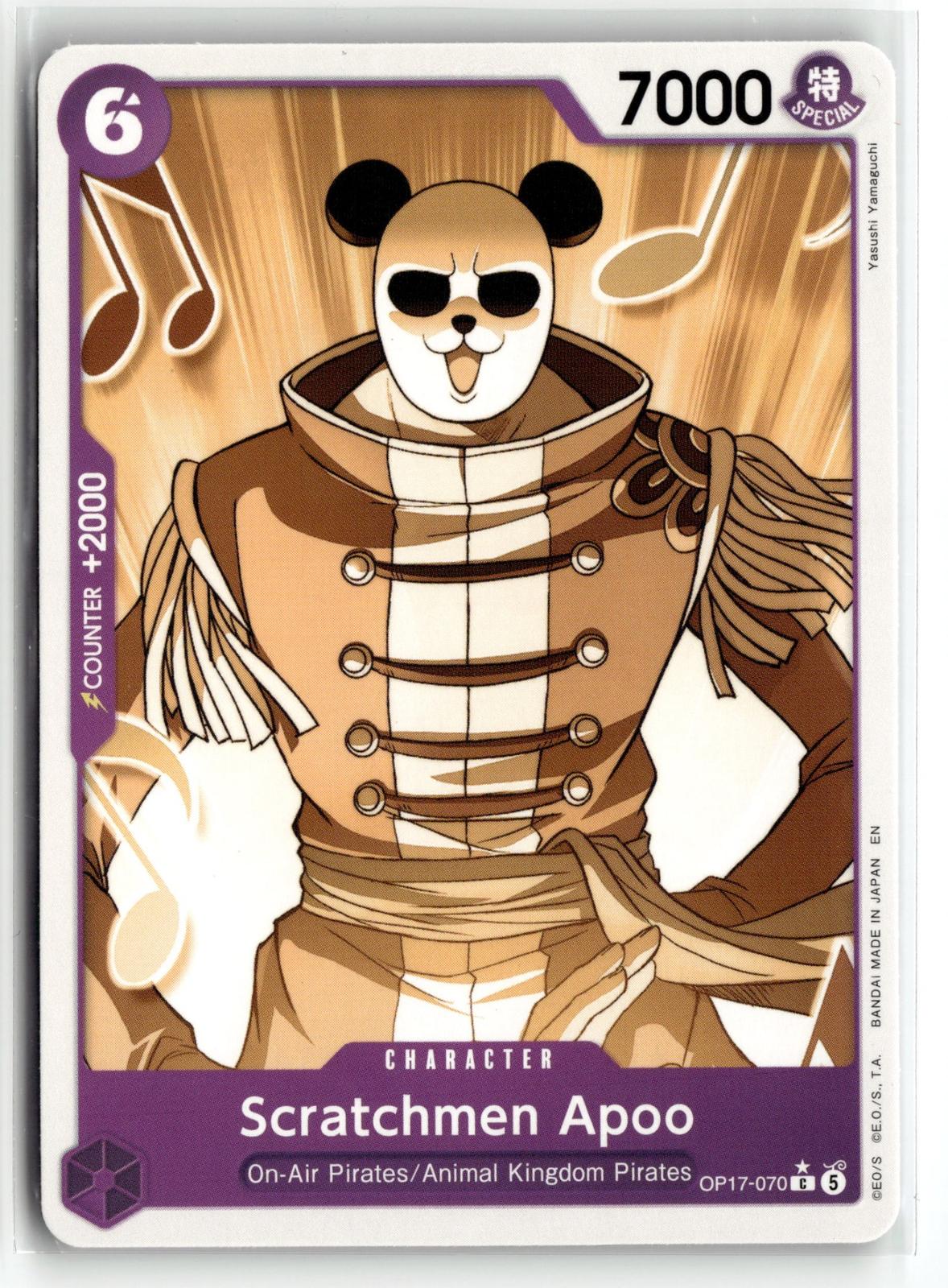 #OP17-070 Scratchmen Apoo (Pandaman Art) The World's Strongest Warriors