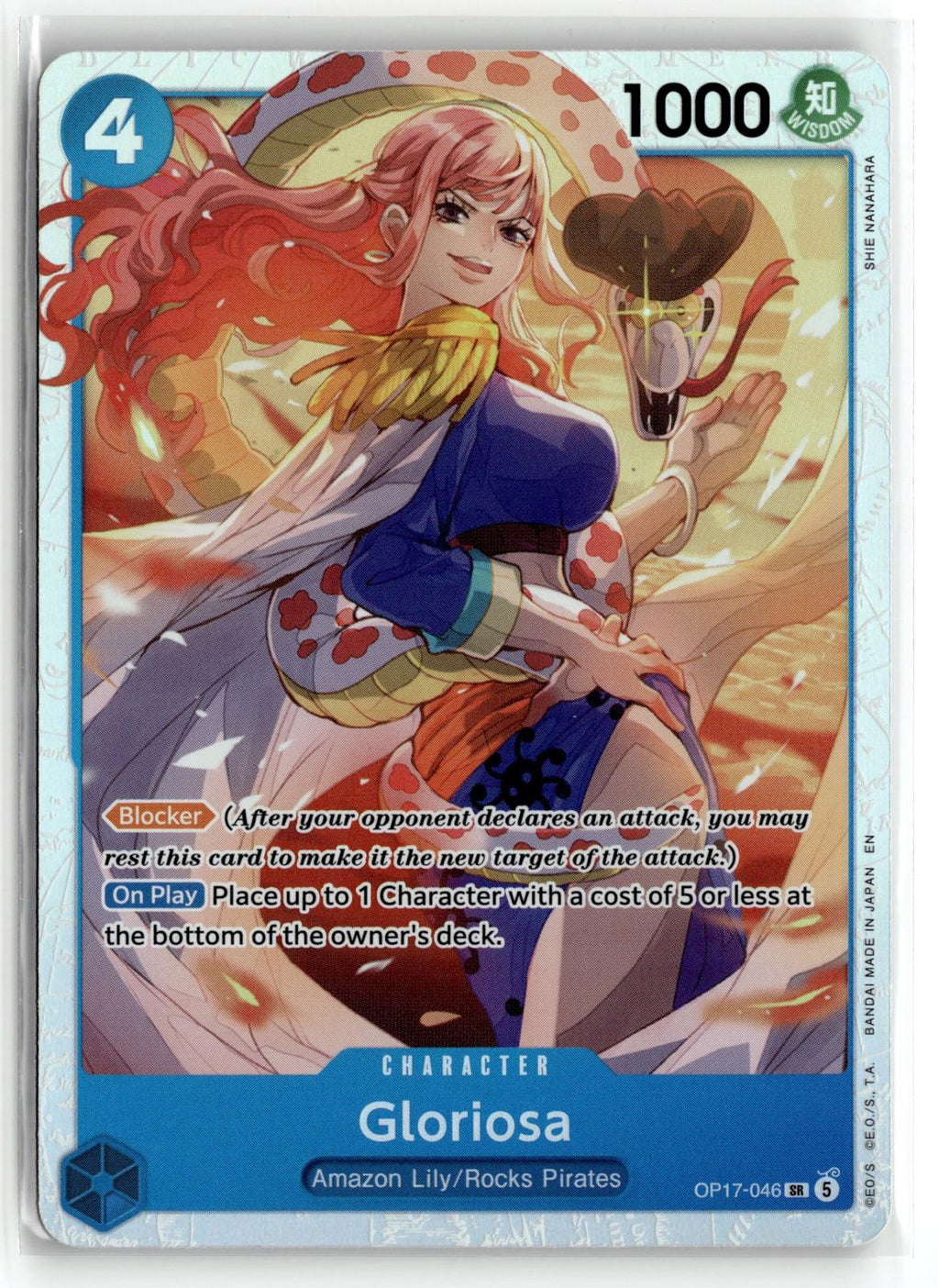 One_piece tcg The World's Strongest Warriors #OP17-046 Gloriosa