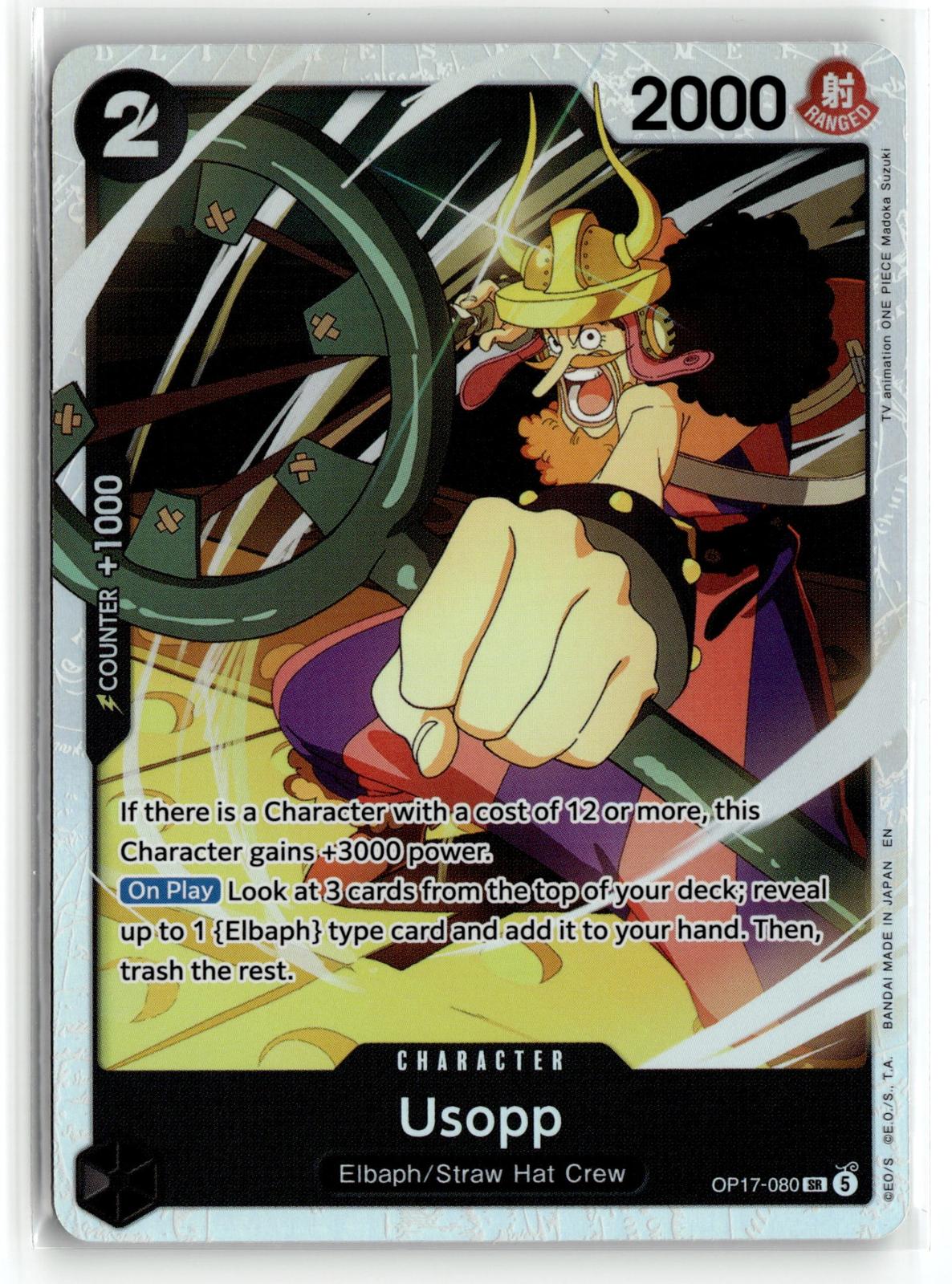 One_piece tcg The World's Strongest Warriors #OP17-080 Usopp