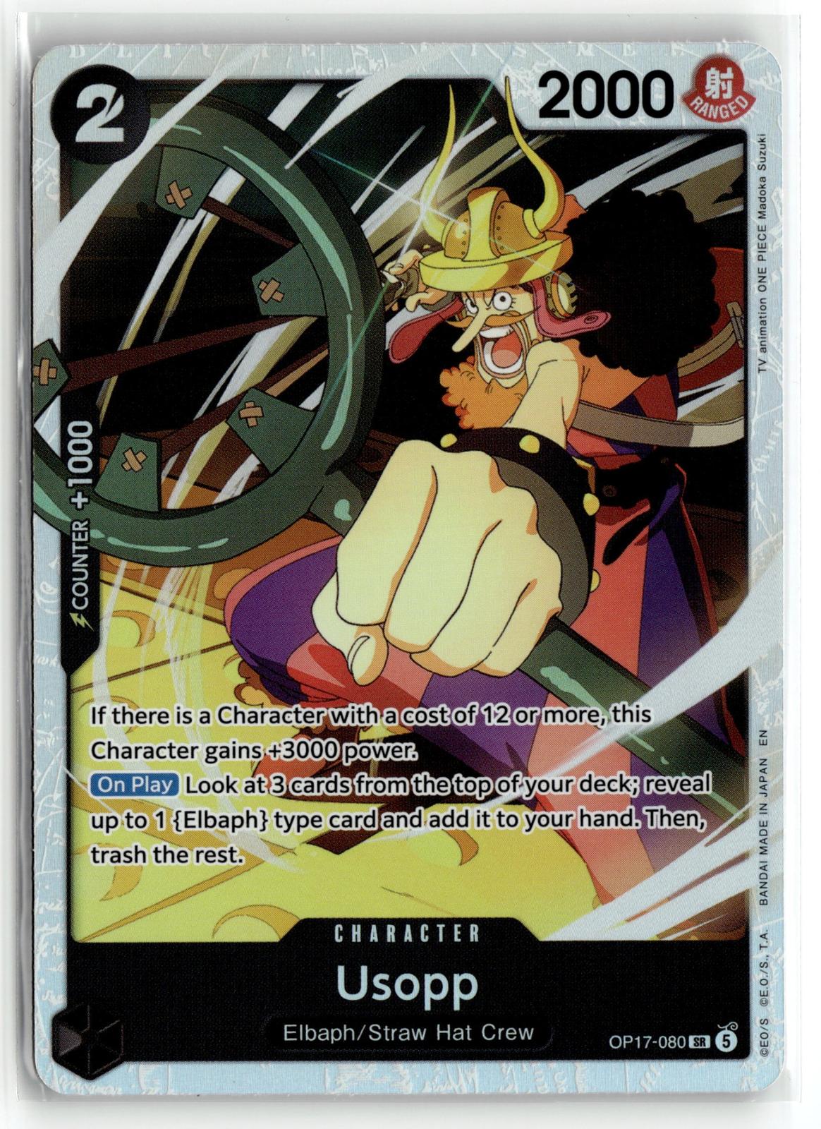 One_piece tcg The World's Strongest Warriors #OP17-080 Usopp