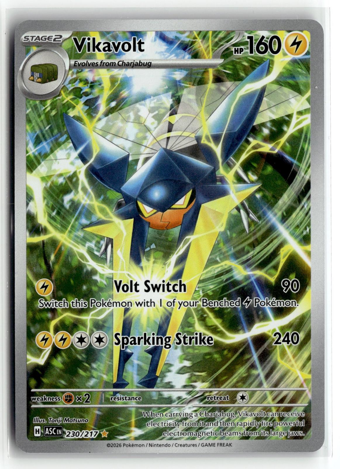 Pokemon tcg ME: Ascended Heroes #230/217 Vikavolt