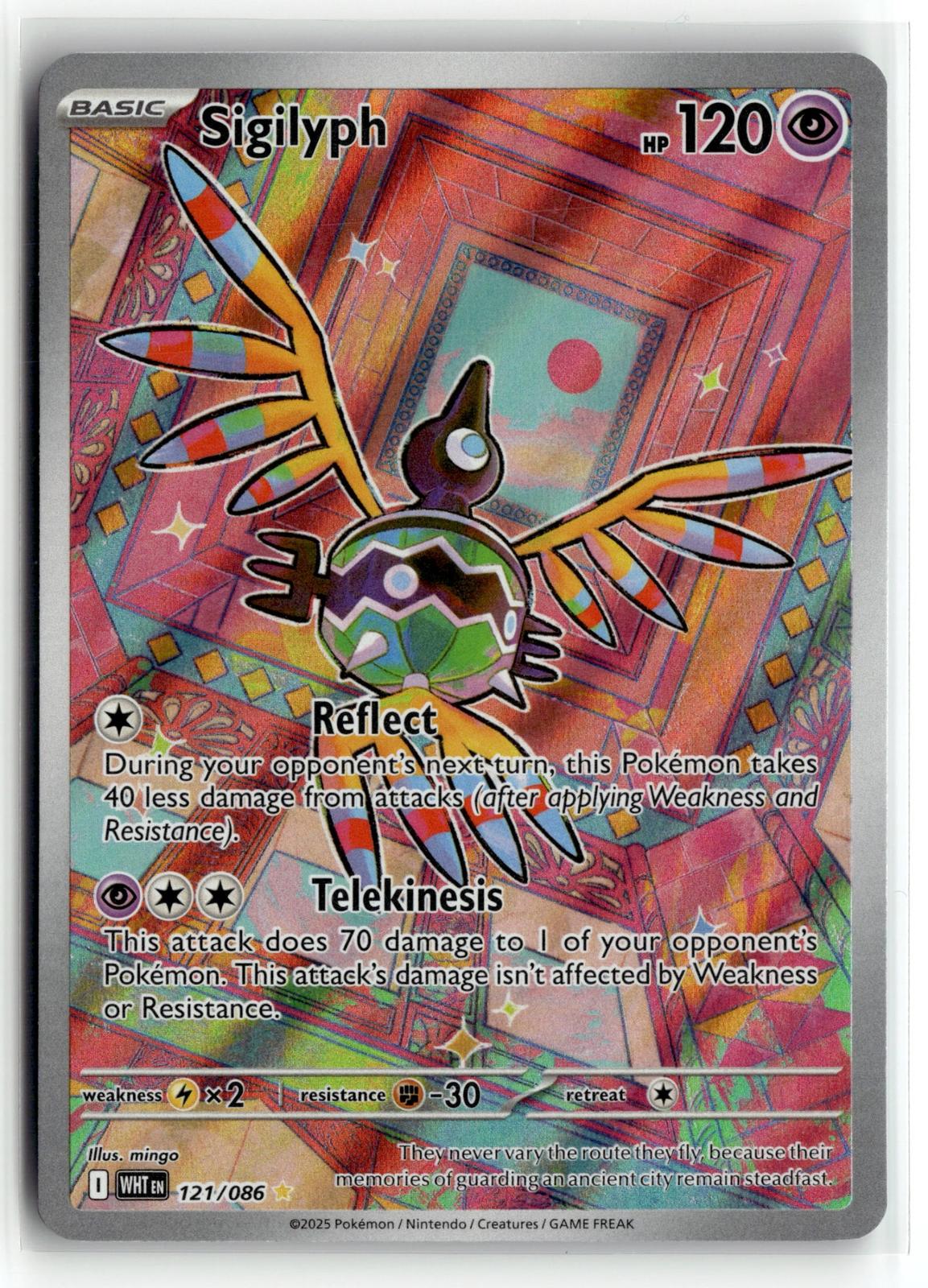 Pokemon tcg SV: White Flare #121/086 Sigilyph
