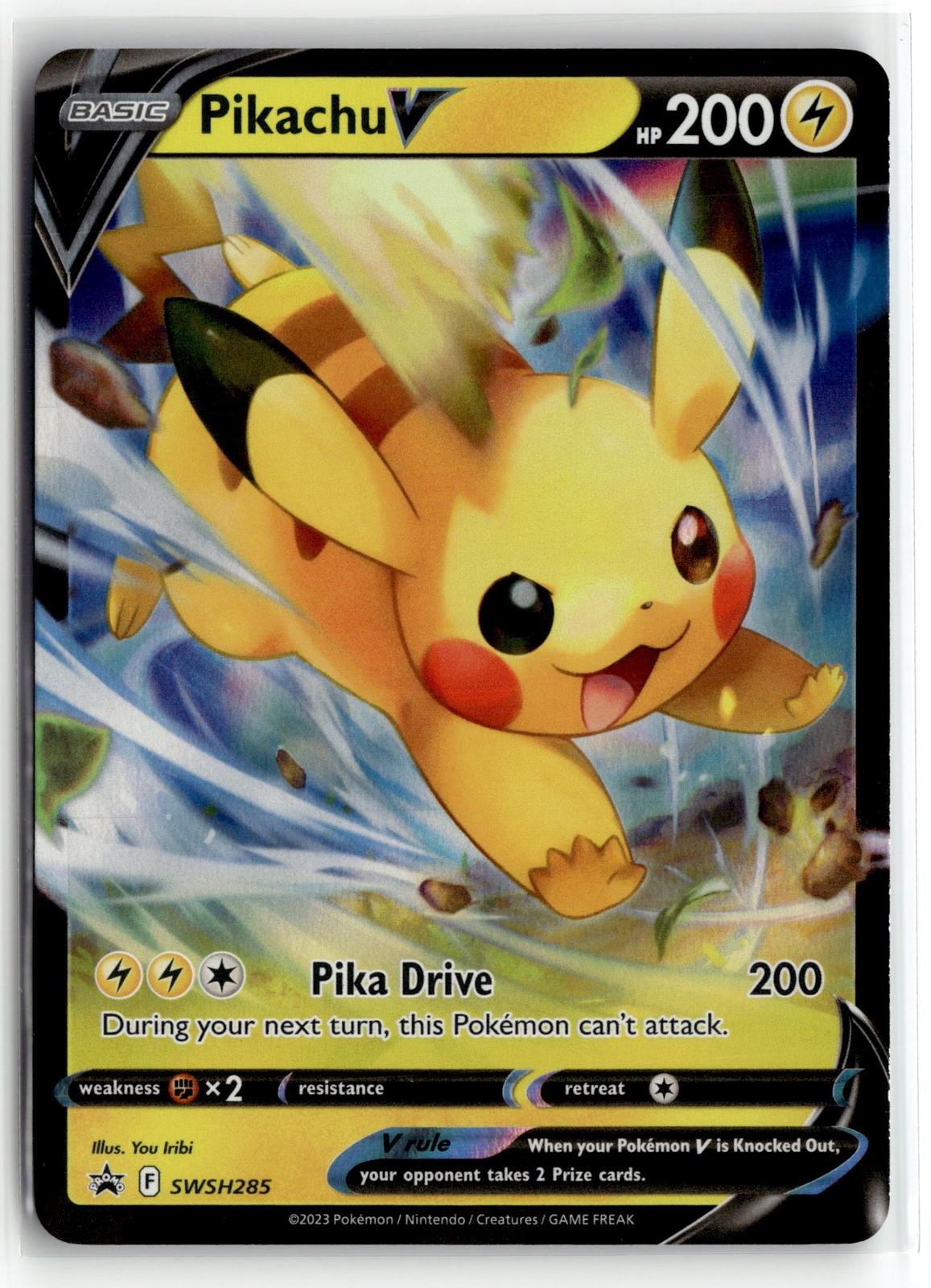 Pokemon tcg SWSH: Sword & Shield Promo Cards #SWSH285 Pikachu V