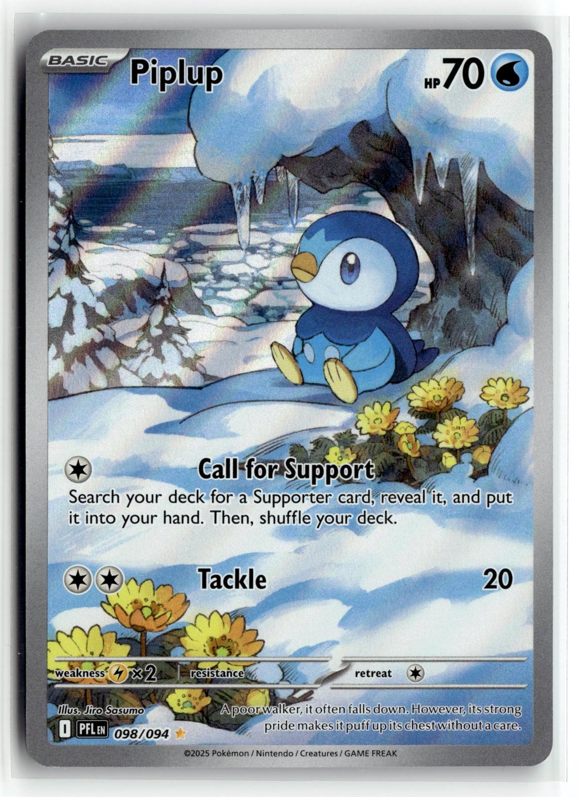 Pokemon tcg ME02: Phantasmal Flames #098/094 Piplup
