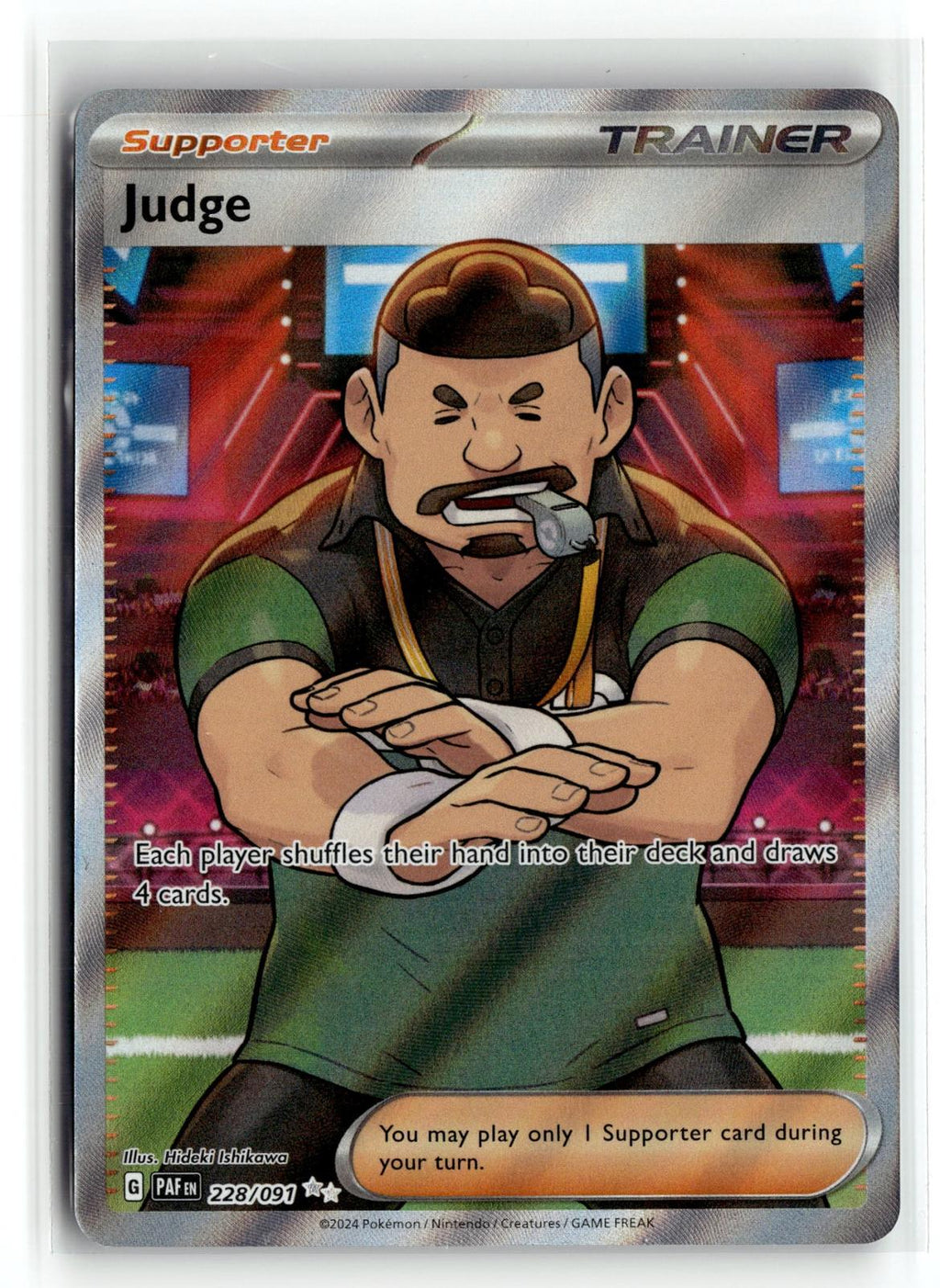 Pokemon tcg SV: Paldean Fates #228/091 Judge