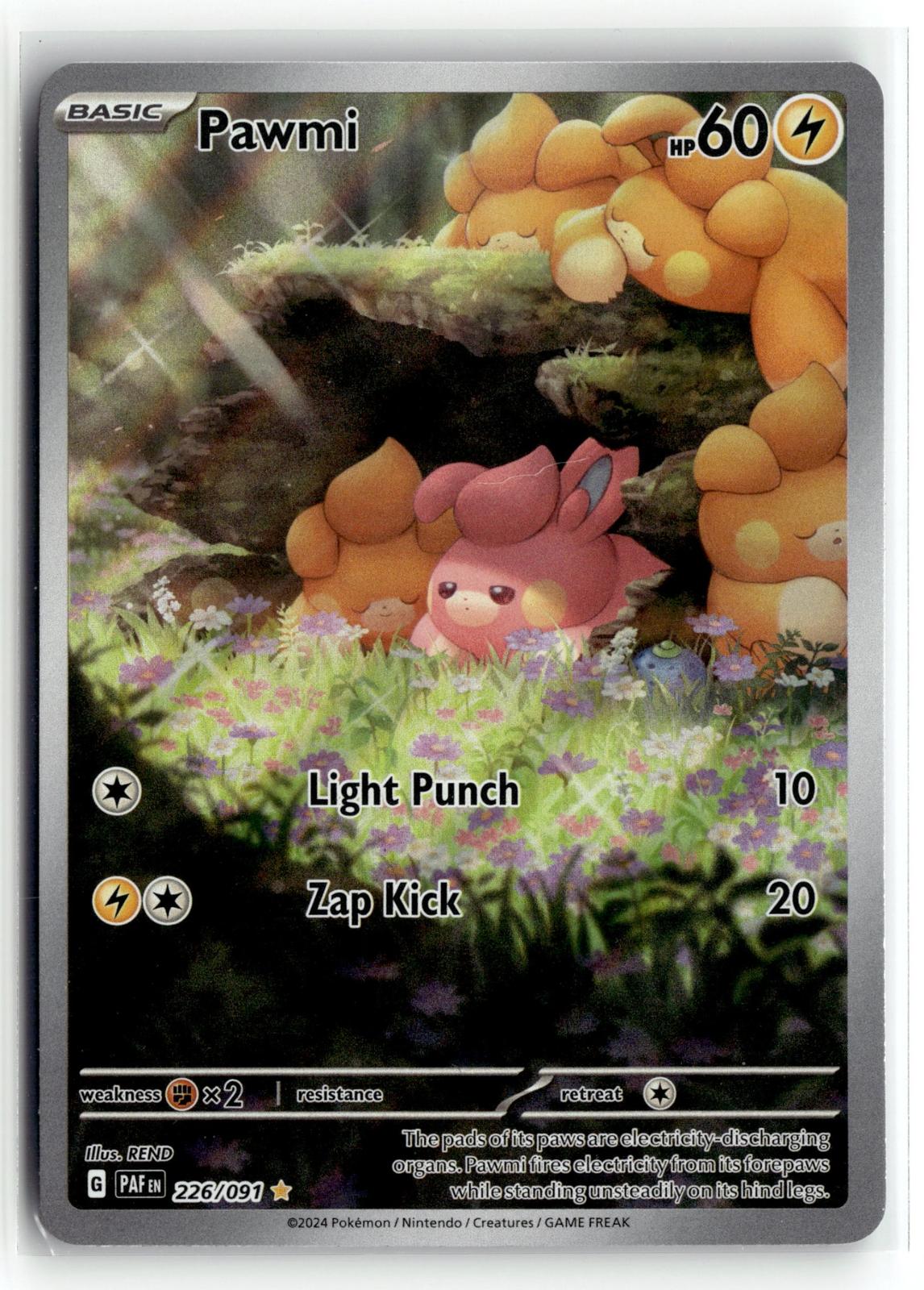 Pokemon tcg SV: Paldean Fates #226/091 Pawmi
