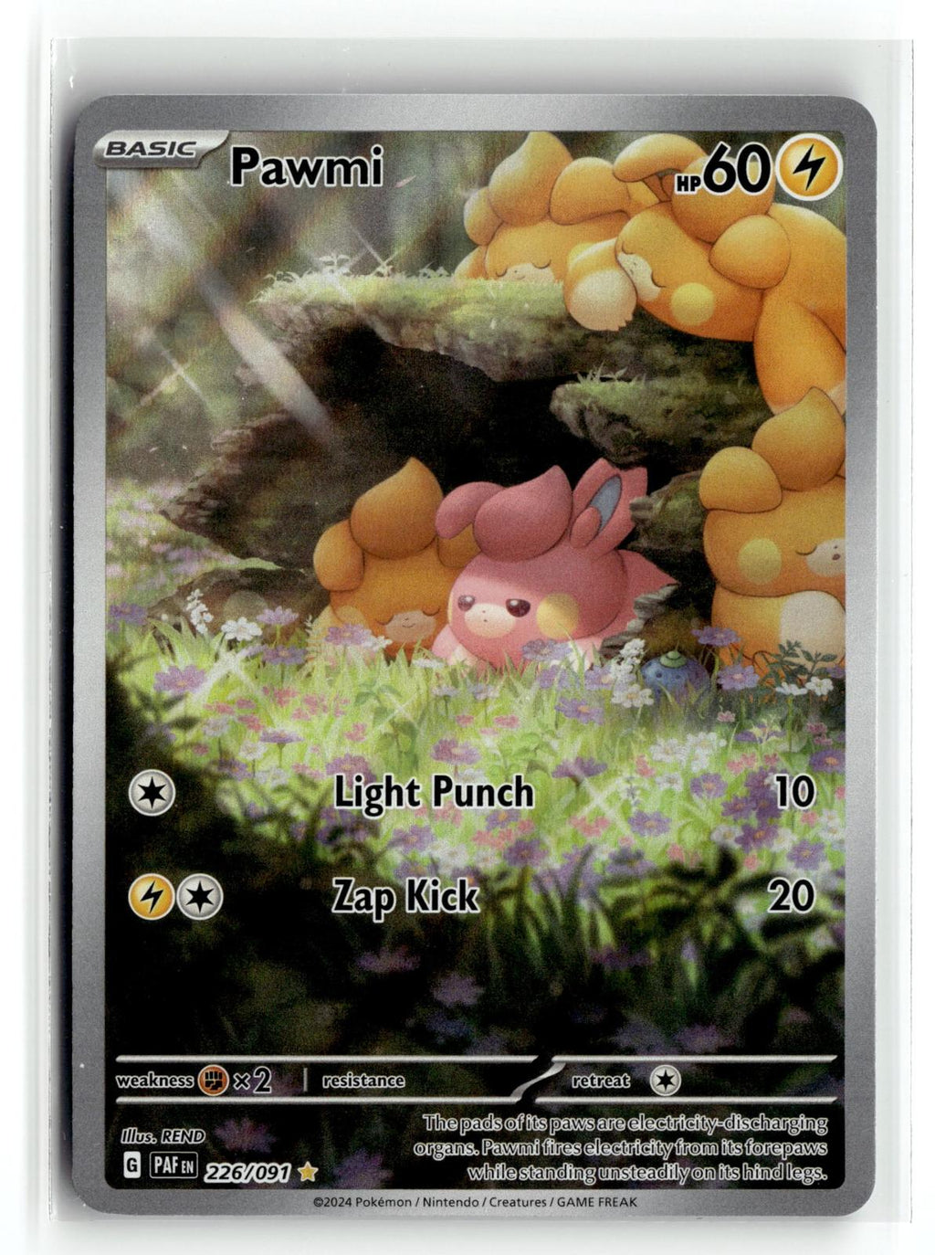 Pokemon tcg SV: Paldean Fates #226/091 Pawmi