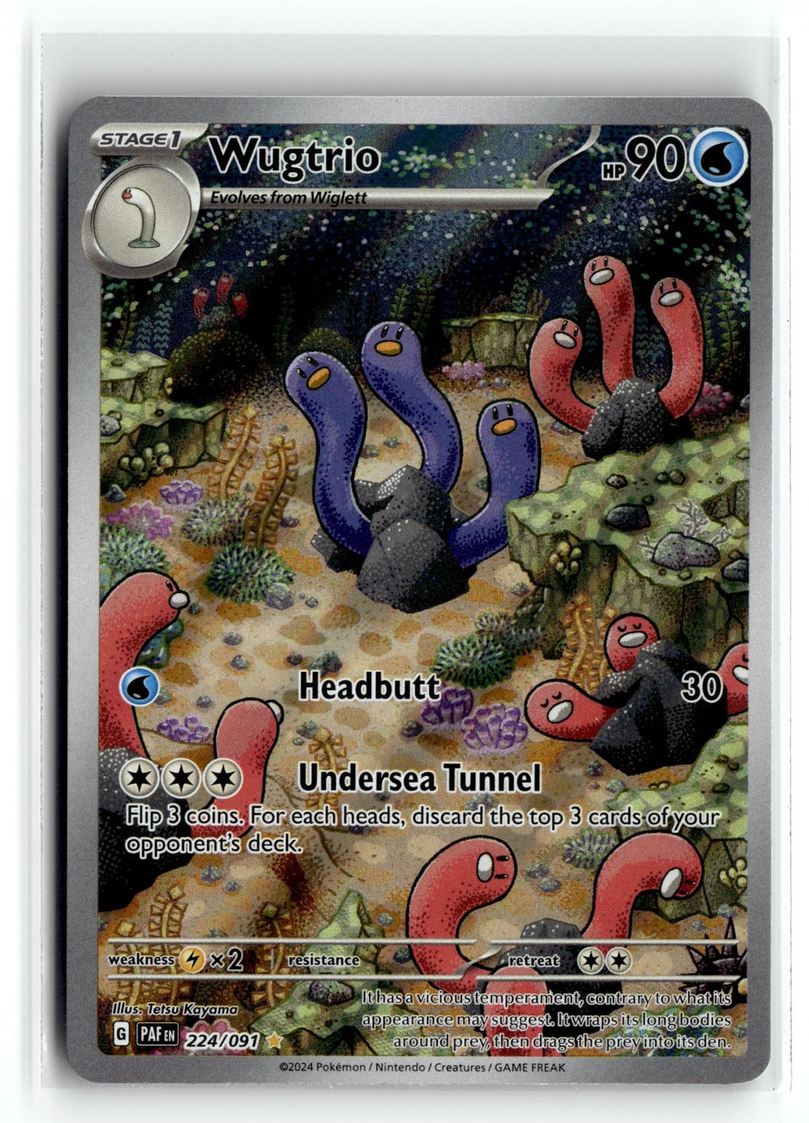 Pokemon tcg SV: Paldean Fates #224/091 Wugtrio