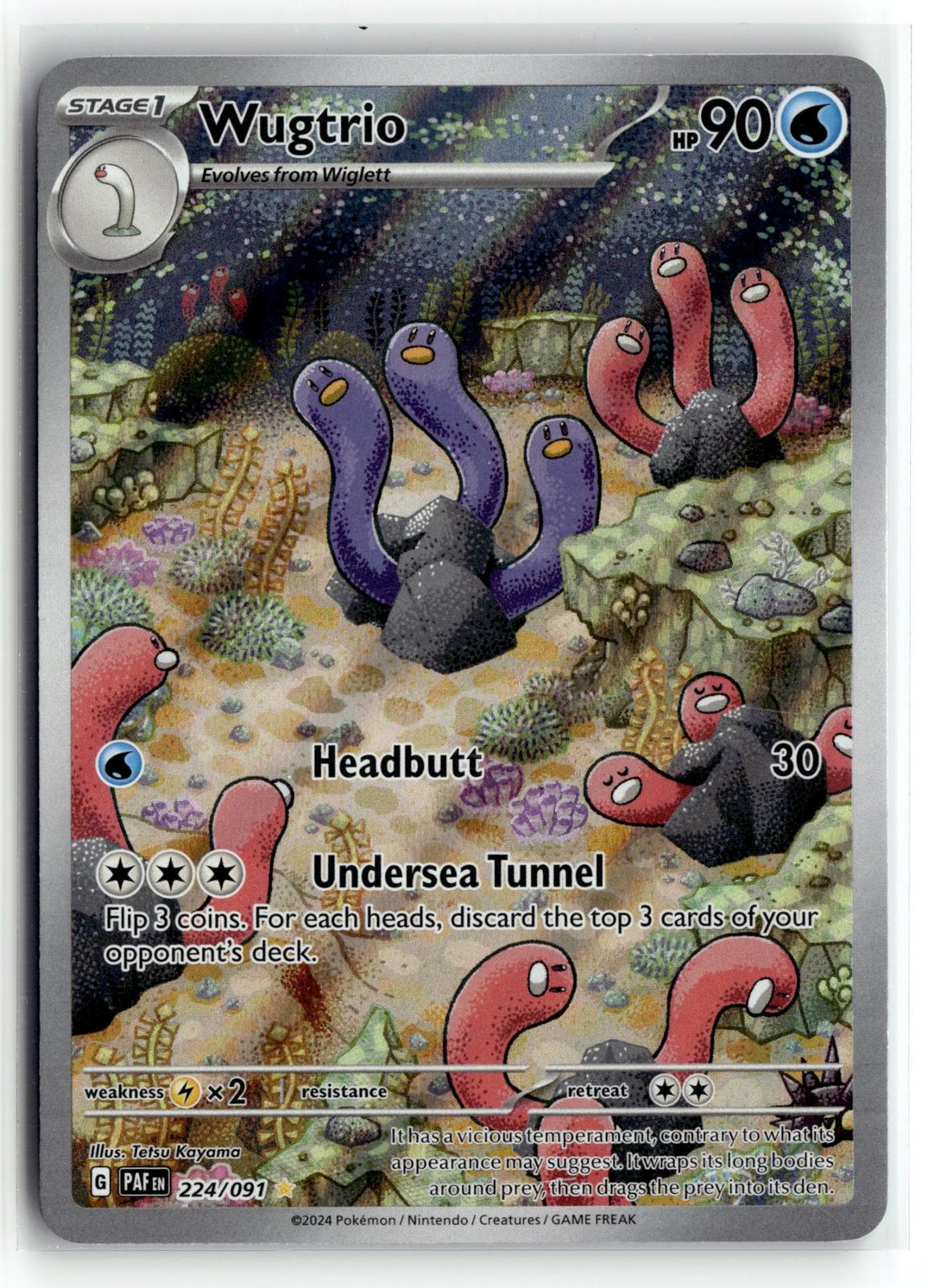 Pokemon tcg SV: Paldean Fates #224/091 Wugtrio