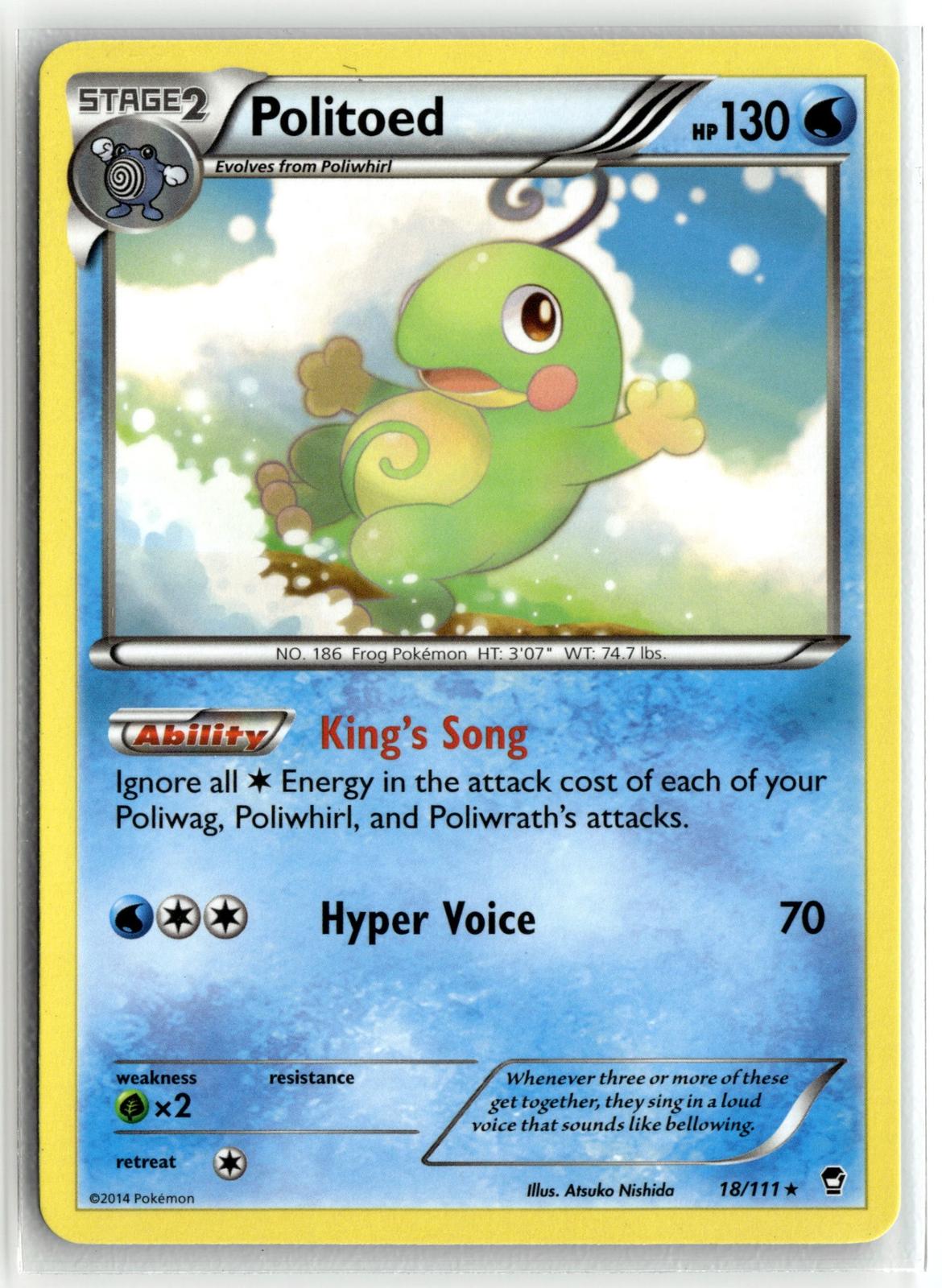 Pokemon nonsport XY - Furious Fists #18/111 Politoed