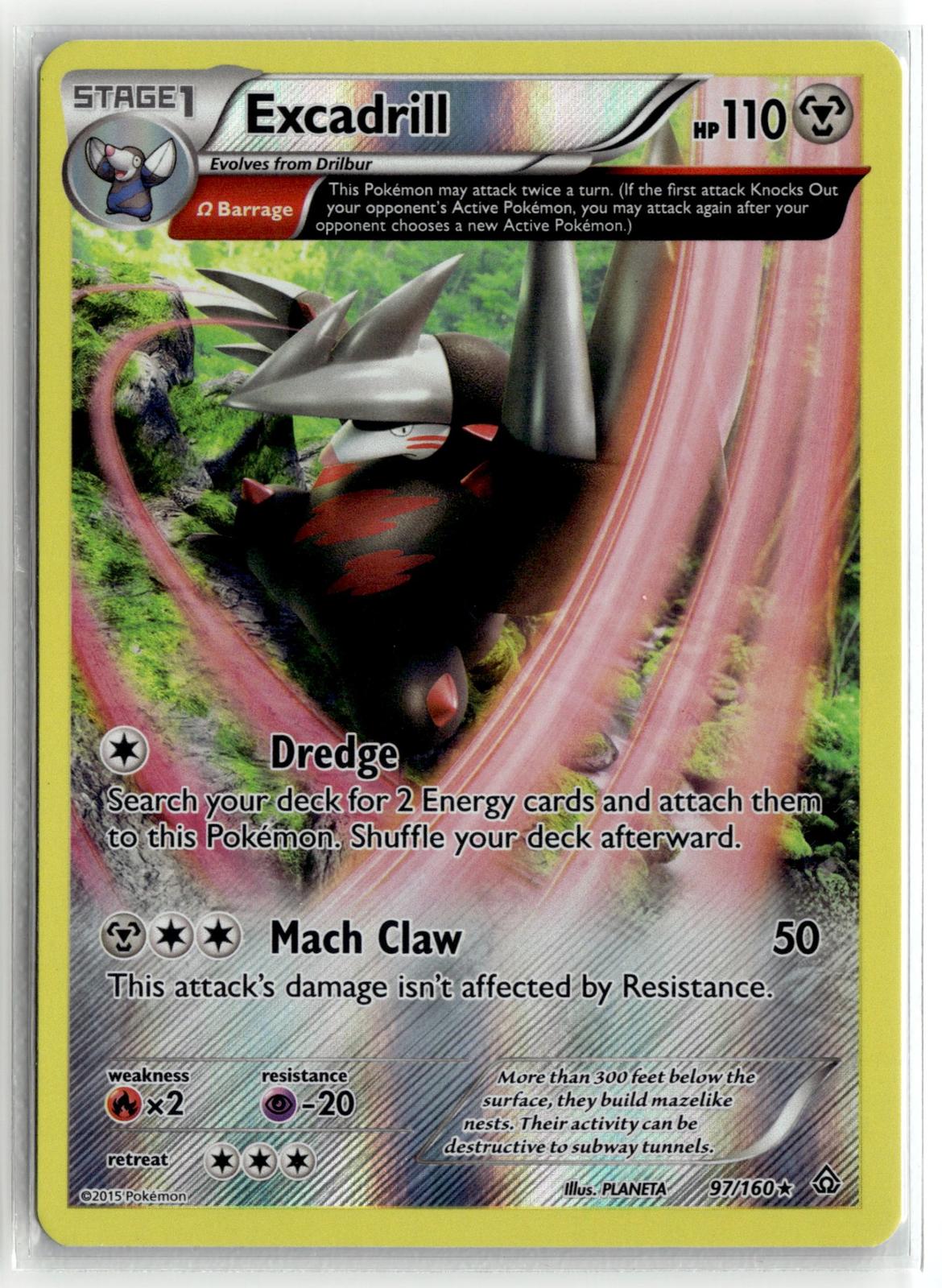 Pokemon nonsport XY - Primal Clash #97/160 Excadrill (Omega)