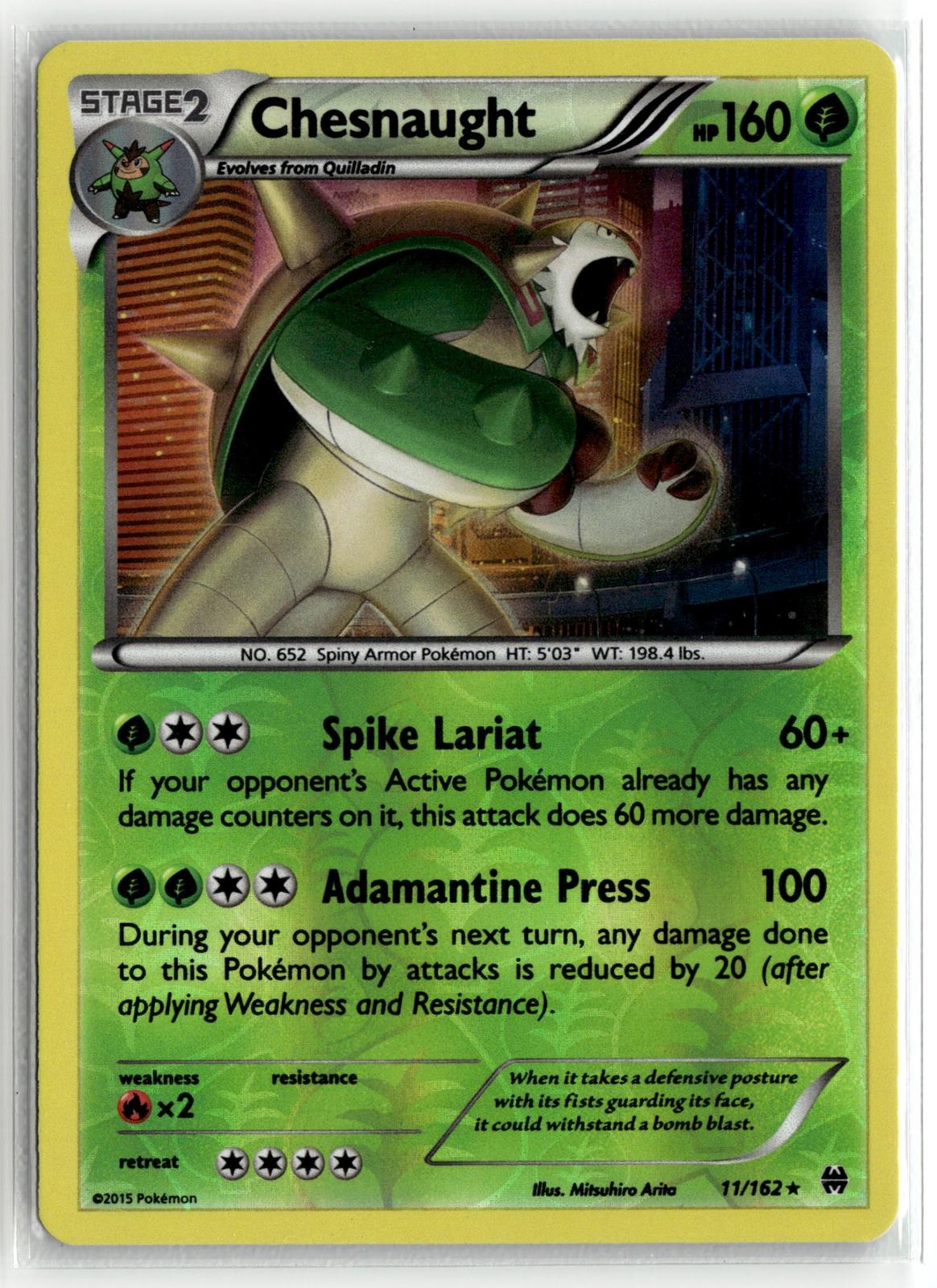 Pokemon nonsport XY - BREAKthrough #11/162 Chesnaught