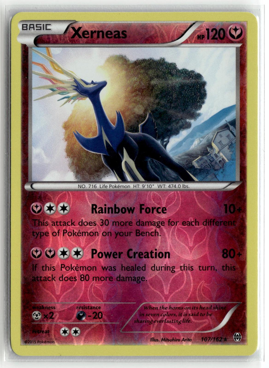 Pokemon nonsport XY - BREAKthrough #107/162 Xerneas
