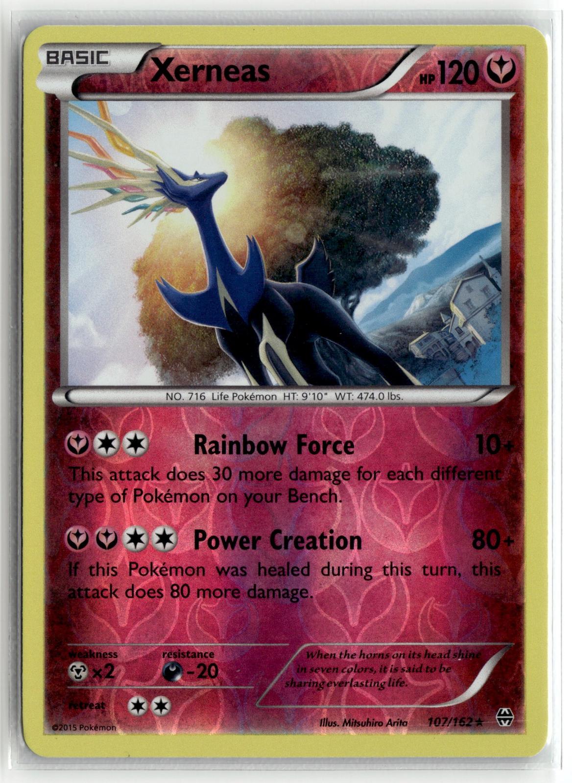 Pokemon nonsport XY - BREAKthrough #107/162 Xerneas