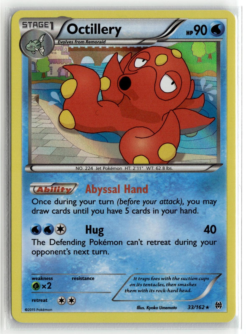 Pokemon nonsport XY - BREAKthrough #33/162 Octillery