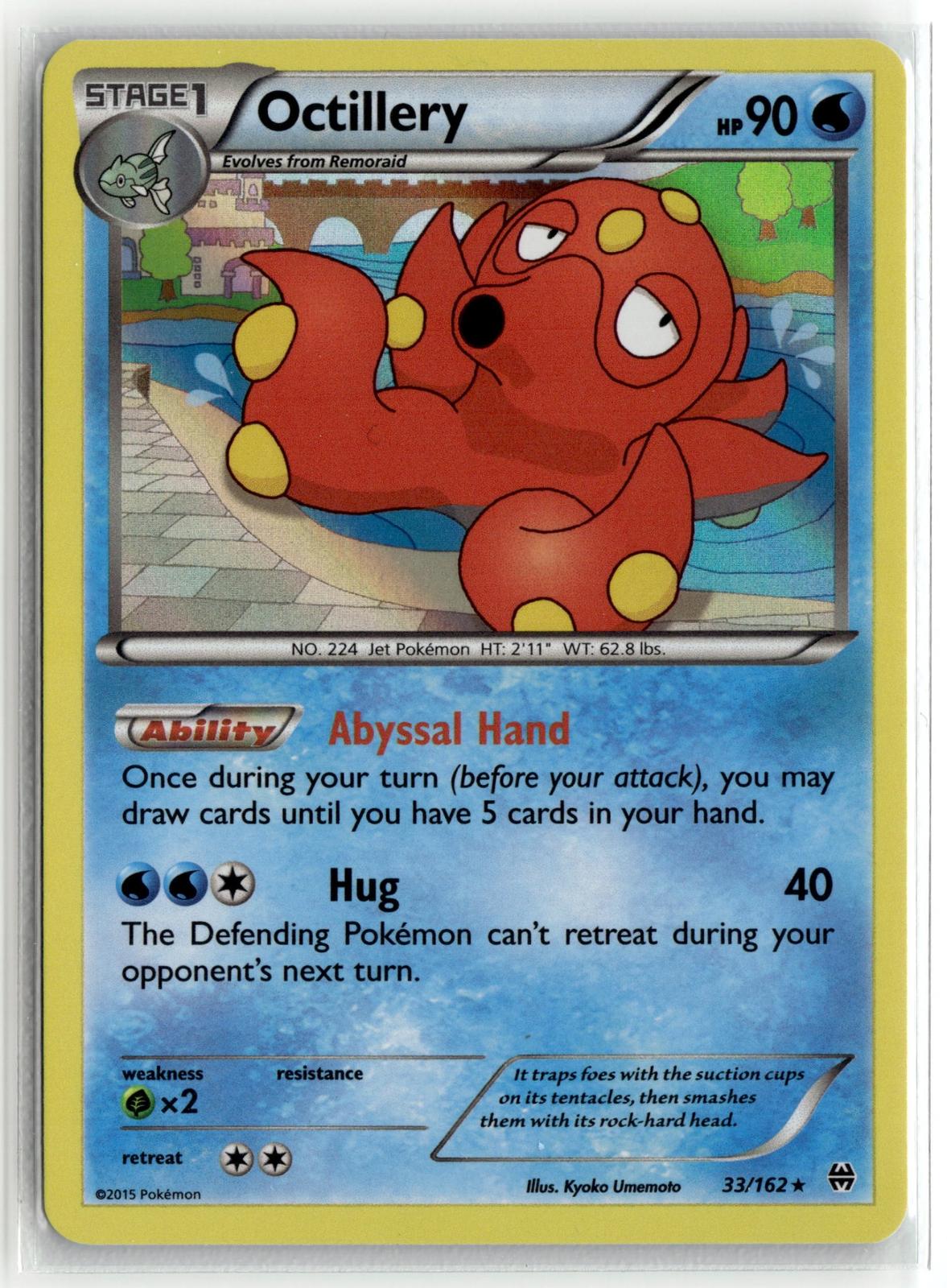 Pokemon nonsport XY - BREAKthrough #33/162 Octillery