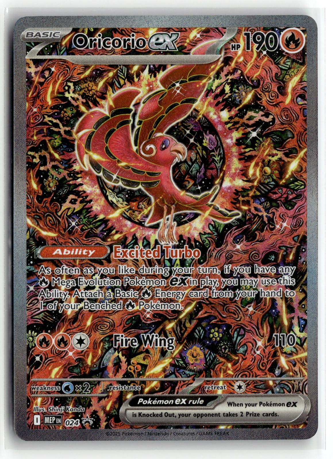 Pokemon tcg ME: Mega Evolution Promo #024 Oricorio ex