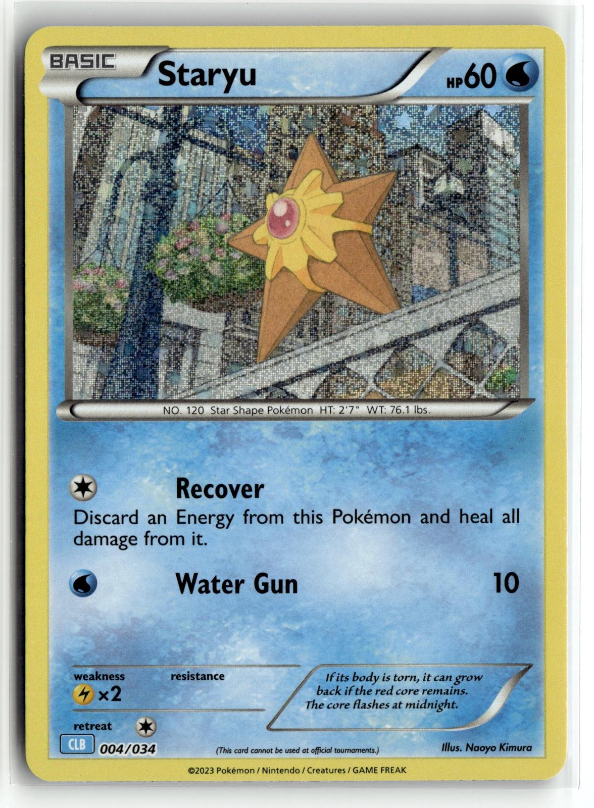 Pokemon tcg Trading Card Game Classic #004/034 Staryu