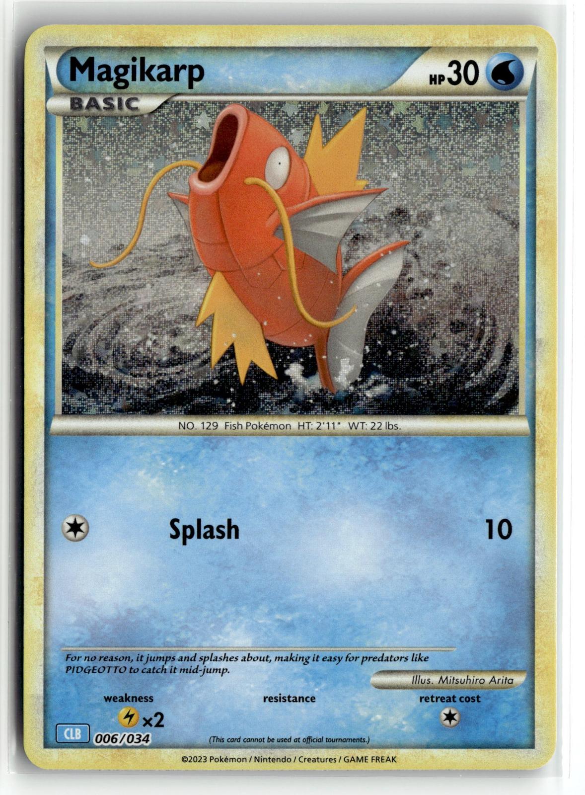 Pokemon tcg Trading Card Game Classic #006/034 Magikarp