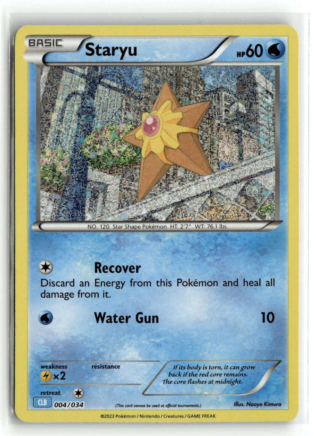 Pokemon tcg Trading Card Game Classic #004/034 Staryu