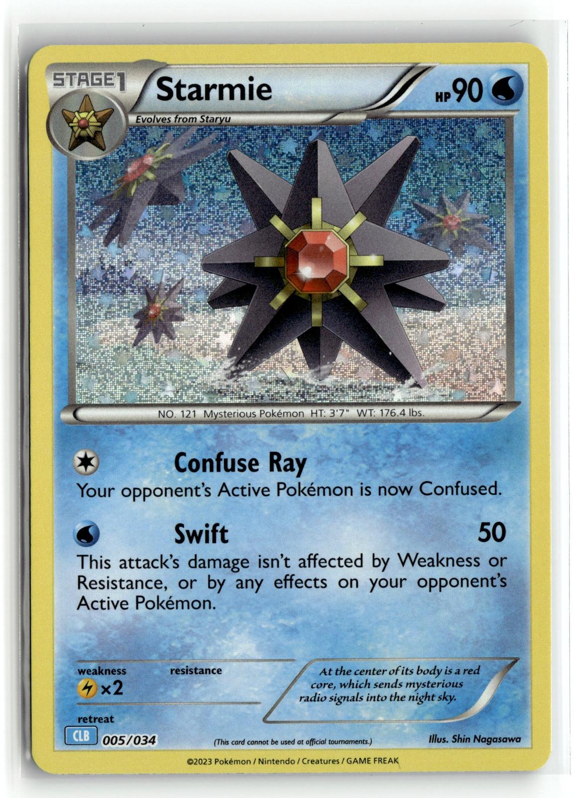 Pokemon tcg Trading Card Game Classic #005/034 Starmie