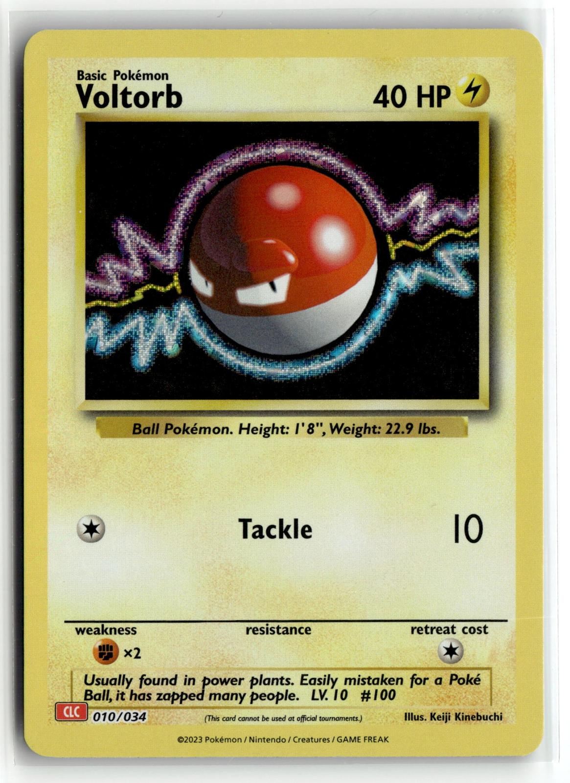 Pokemon tcg Trading Card Game Classic #010/034 Voltorb