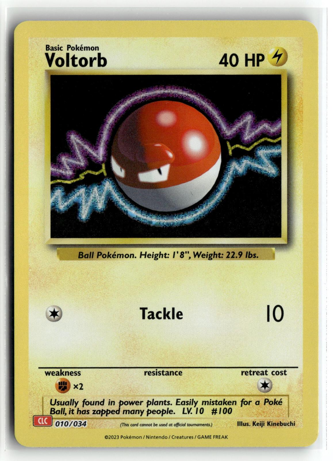 Pokemon tcg Trading Card Game Classic #010/034 Voltorb