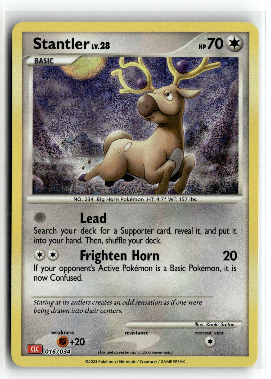 Pokemon tcg Trading Card Game Classic #016/034 Stantler