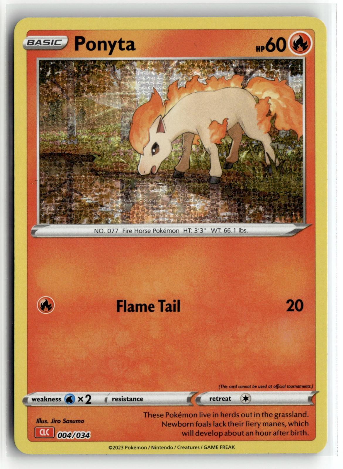Pokemon tcg Trading Card Game Classic #004/034 Ponyta