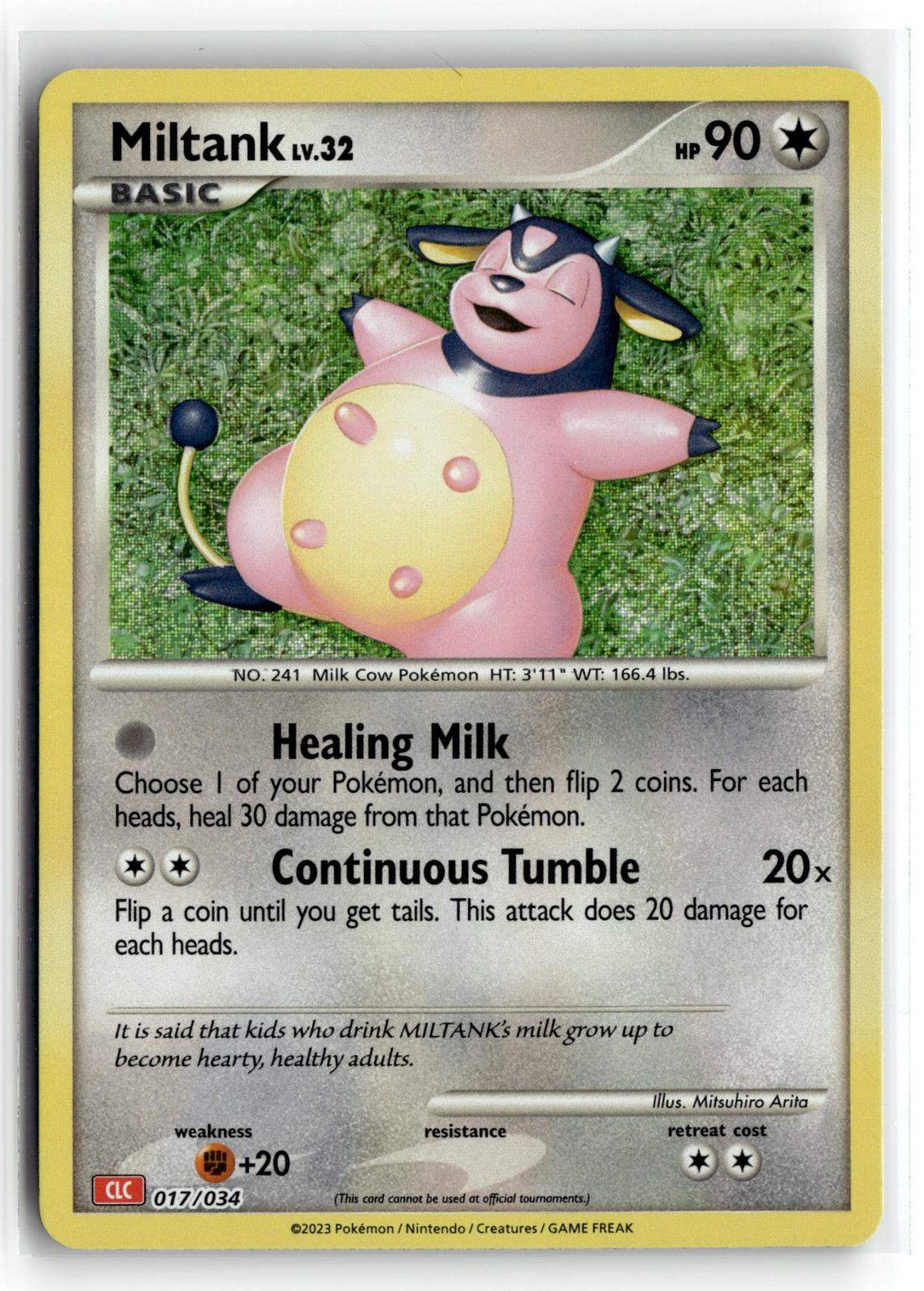 Pokemon tcg Trading Card Game Classic #017/034 Miltank