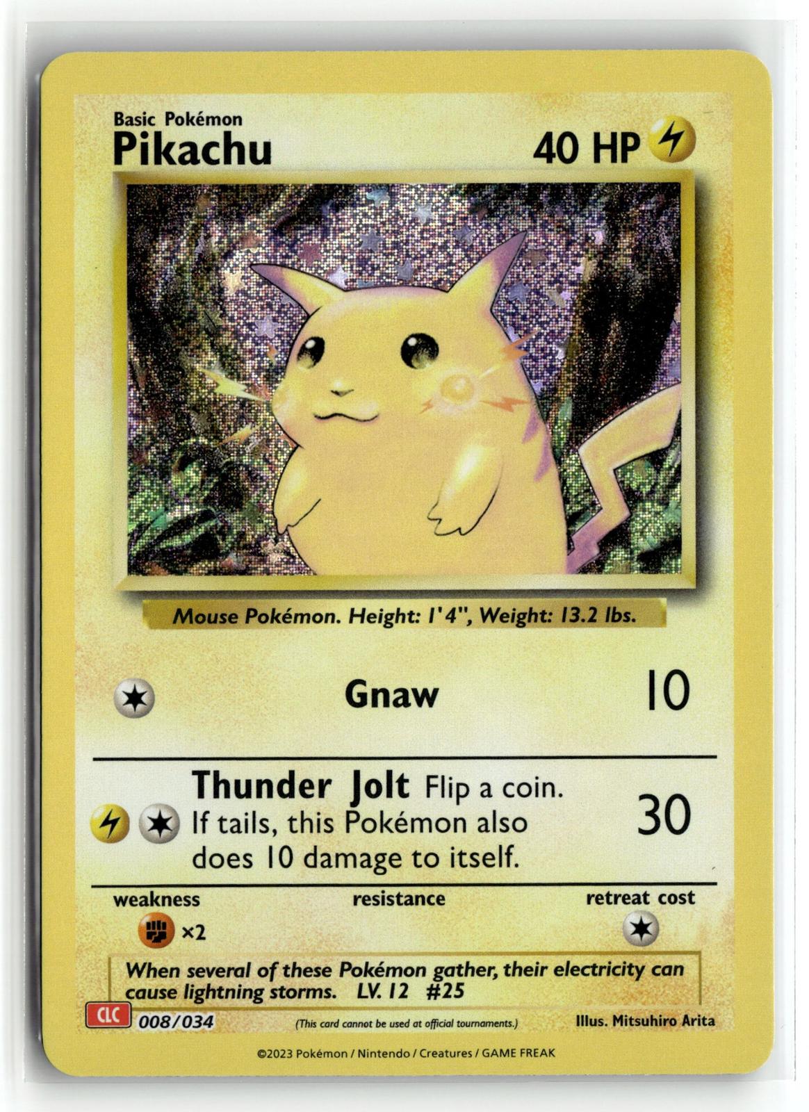 Pokemon tcg Trading Card Game Classic #008/034 Pikachu