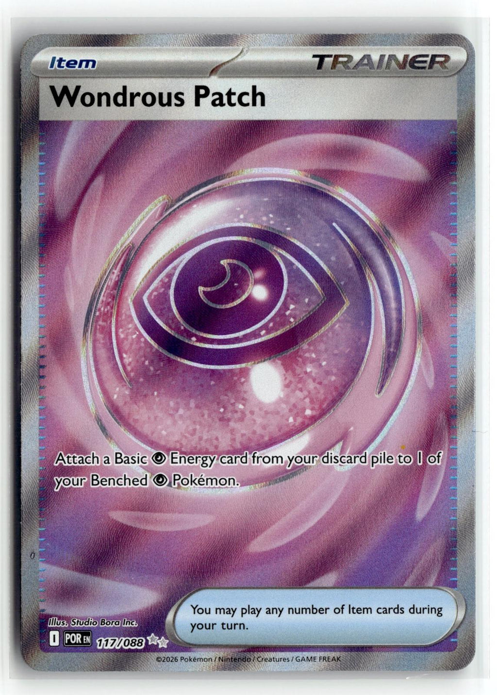 Pokemon tcg ME03: Perfect Order #117/088 Wondrous Patch