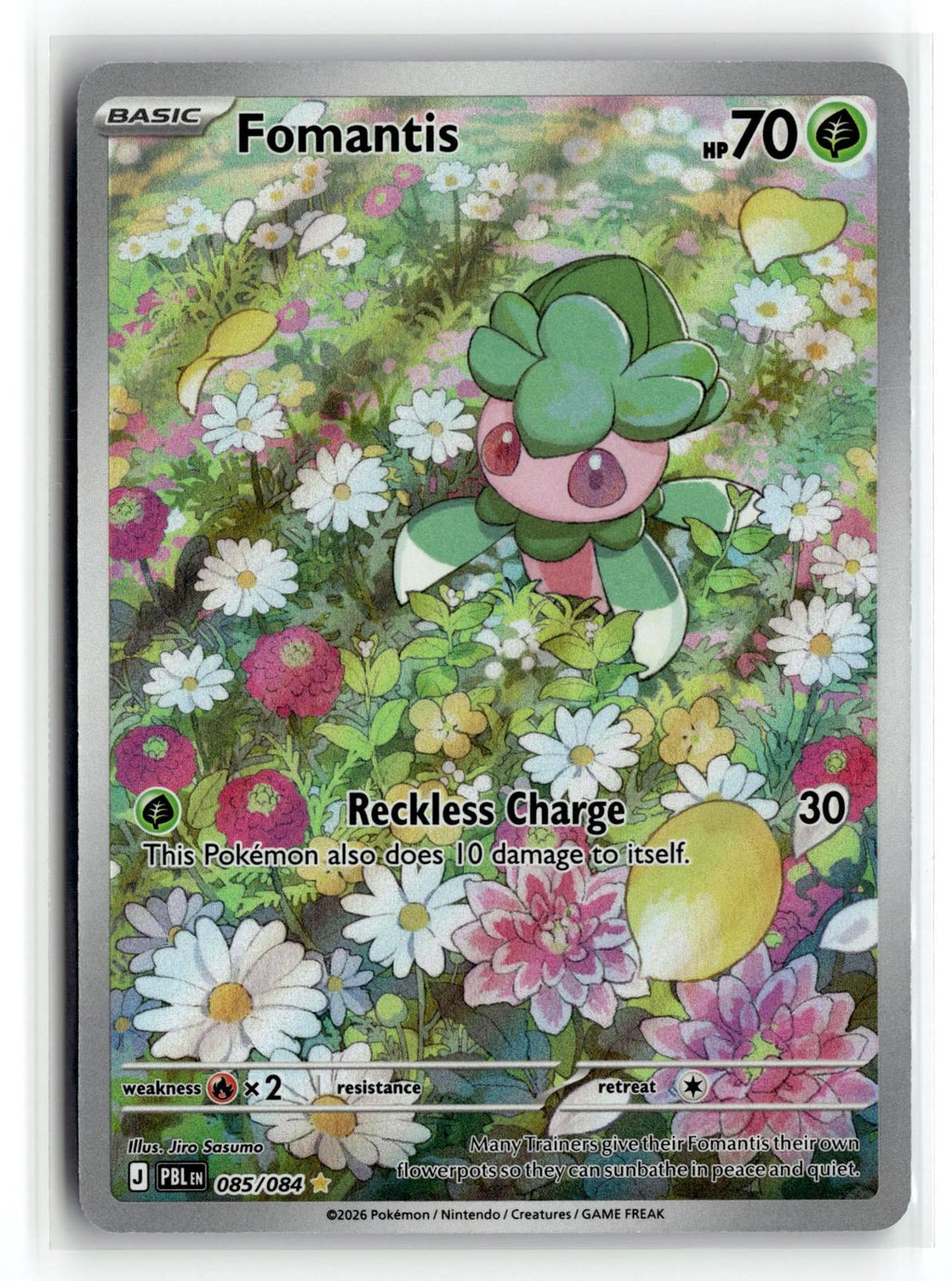 Pokemon tcg ME05: Pitch Black #085/084 Fomantis
