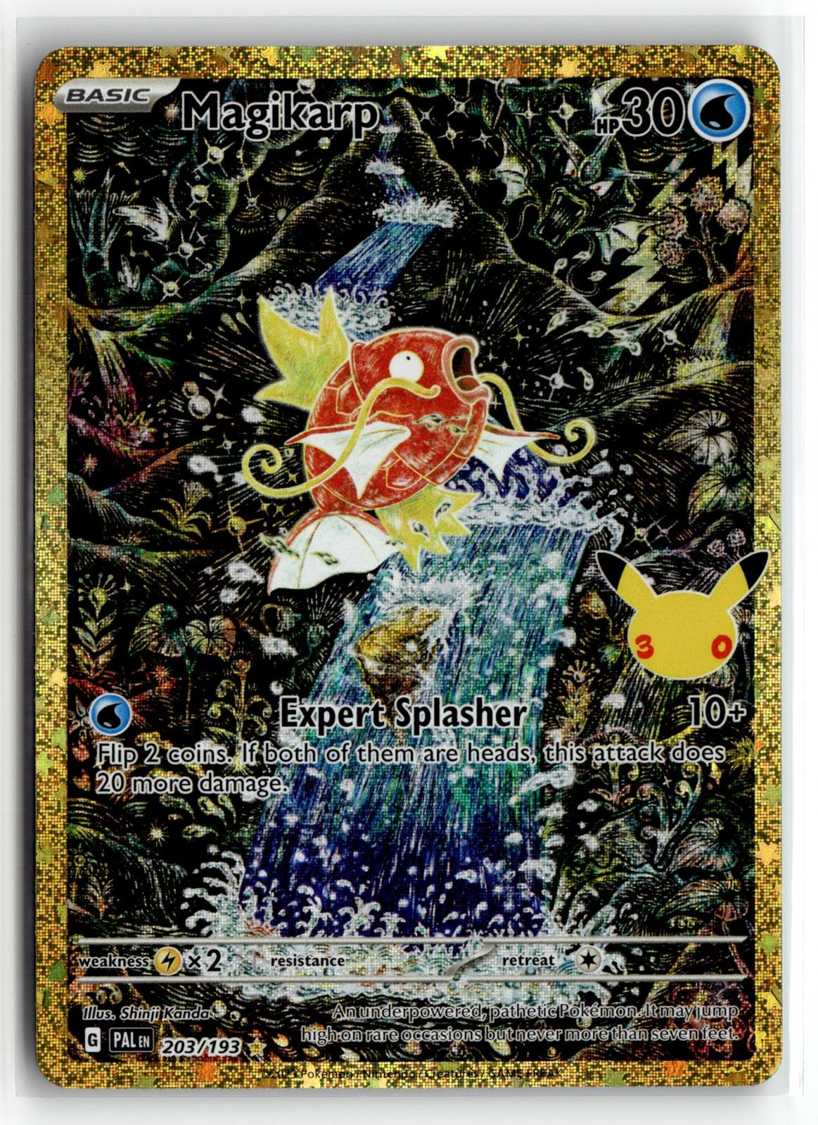 Pokemon tcg ME: 30th Celebration Classic Collection #203/193 Magikarp