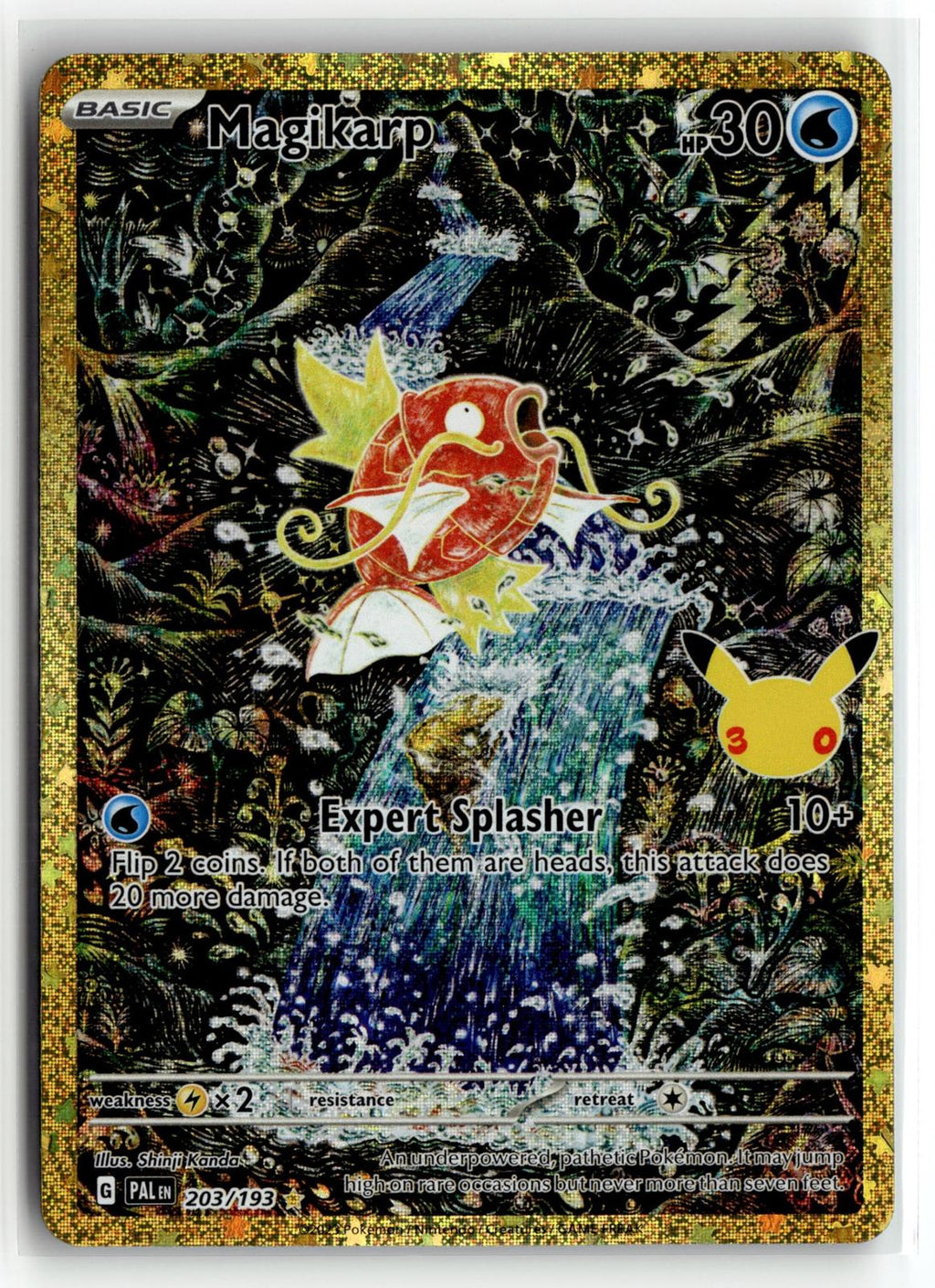 Pokemon tcg ME: 30th Celebration Classic Collection #203/193 Magikarp