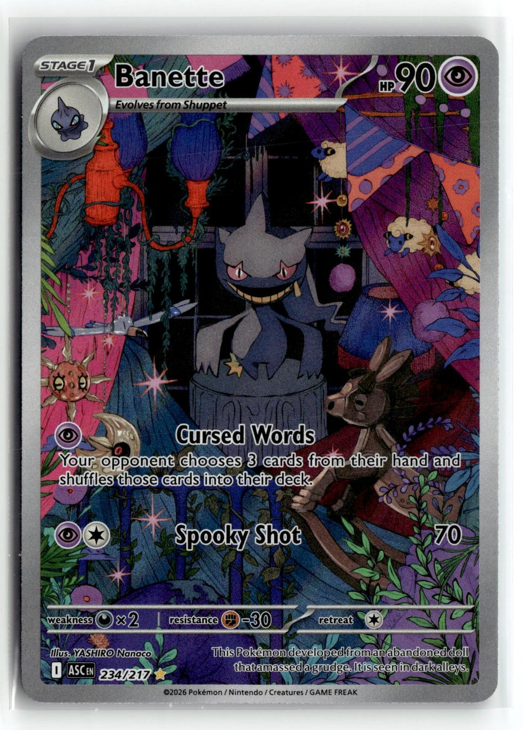 Pokemon tcg ME: Ascended Heroes #234/217 Banette