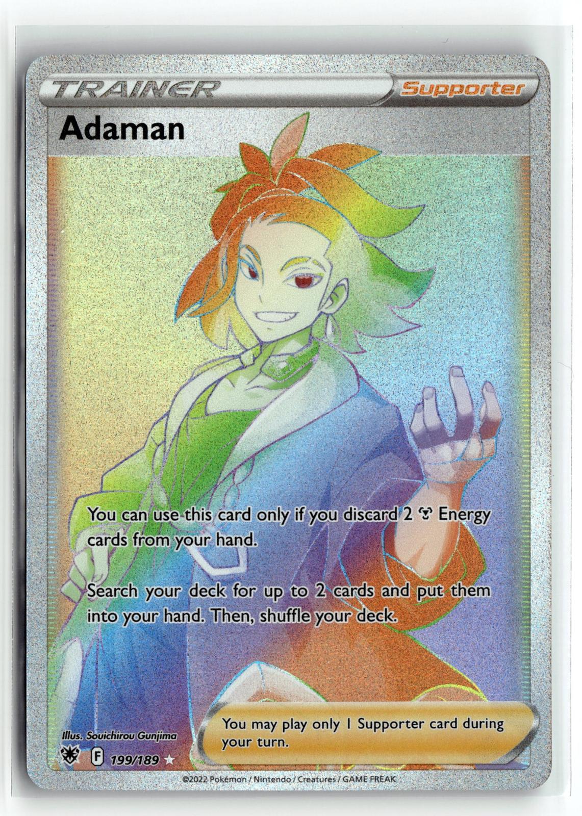 Pokemon tcg SWSH10: Astral Radiance #199/189 Adaman (Secret)