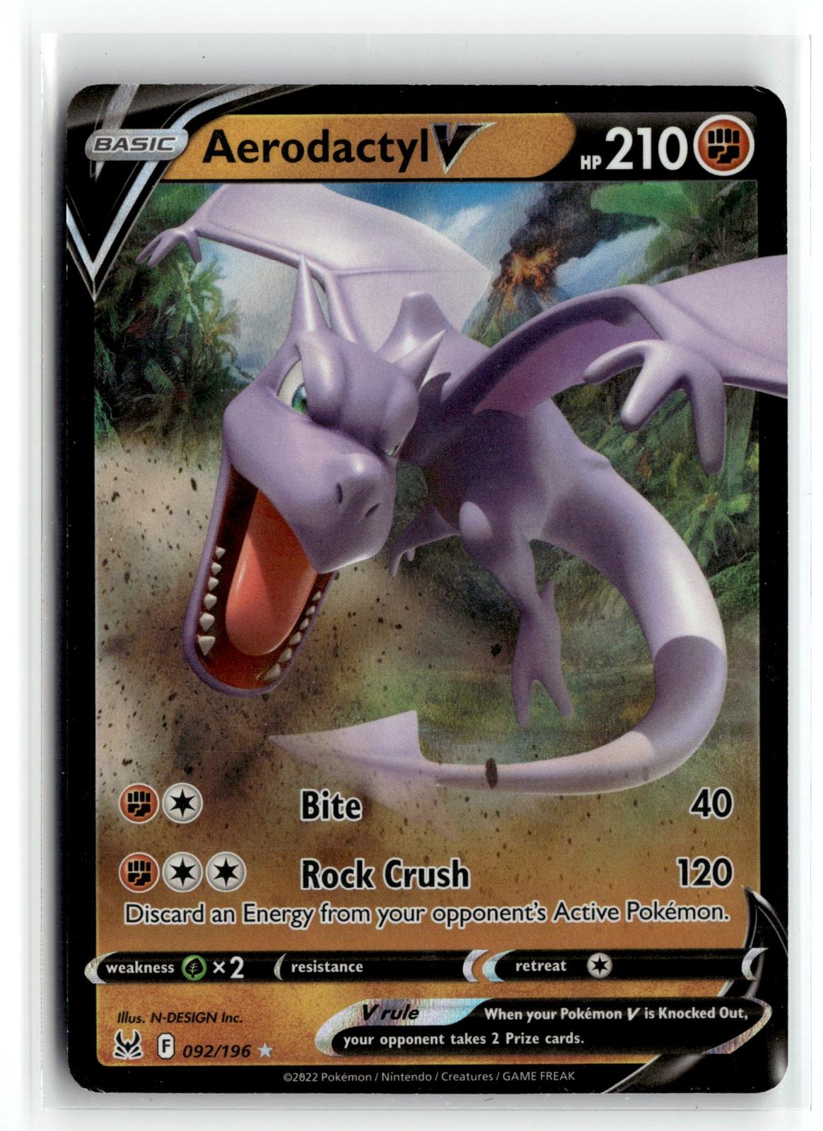 Pokemon tcg SWSH11: Lost Origin #092/196 Aerodactyl V