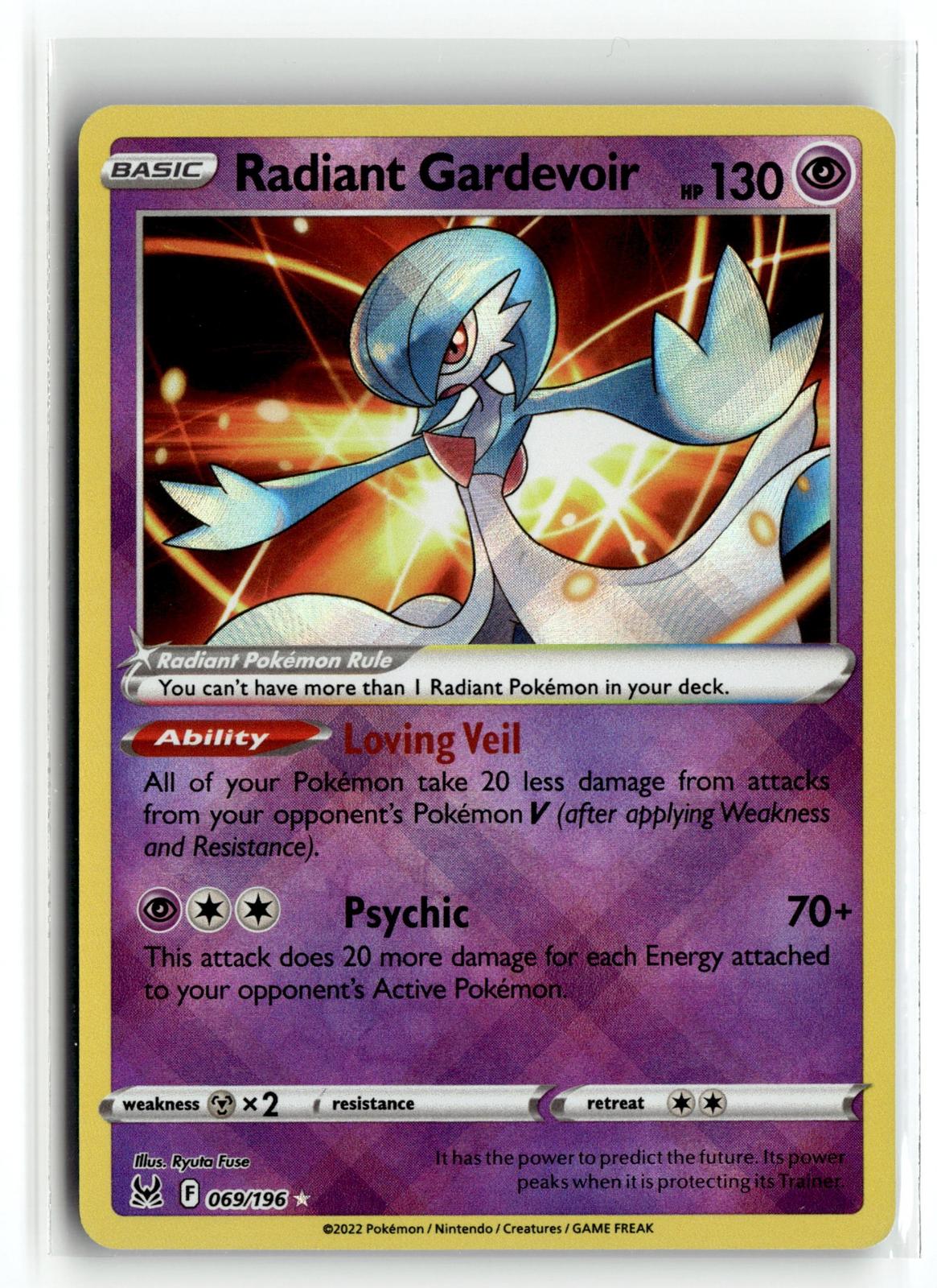 Pokemon tcg SWSH11: Lost Origin #069/196 Radiant Gardevoir