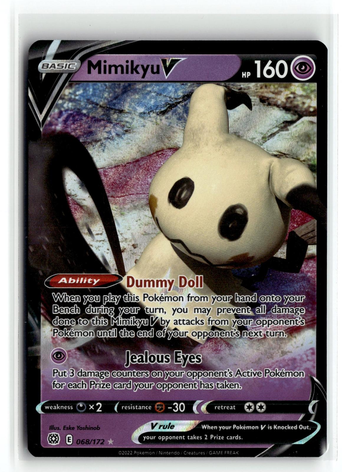 Pokemon tcg SWSH09: Brilliant Stars #068/172 Mimikyu V