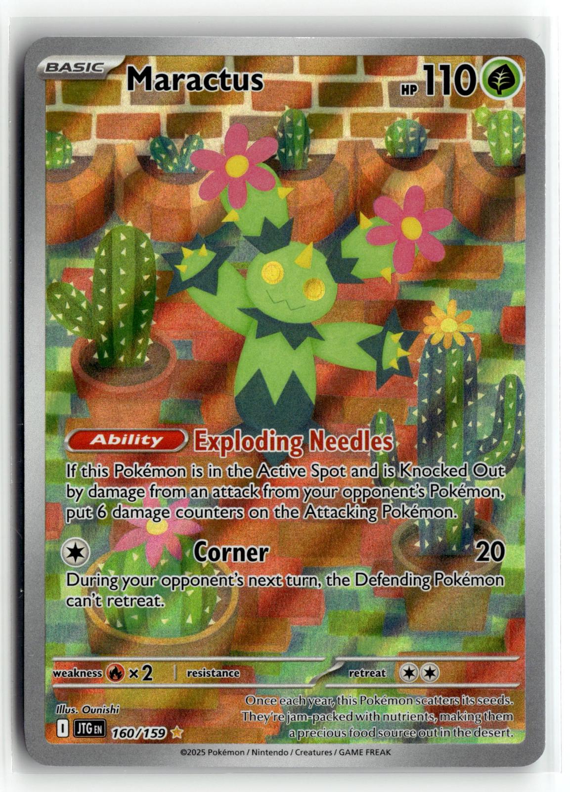 Pokemon tcg SV09: Journey Together #160/159 Maractus