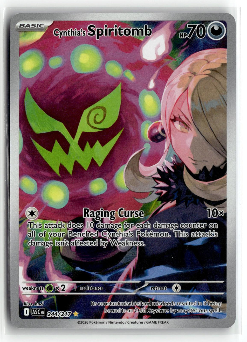 Pokemon tcg ME: Ascended Heroes #244/217 Cynthia's Spiritomb