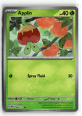 Pokemon tcg SV: Prismatic Evolutions #009/131 Applin (Master Ball Pattern)