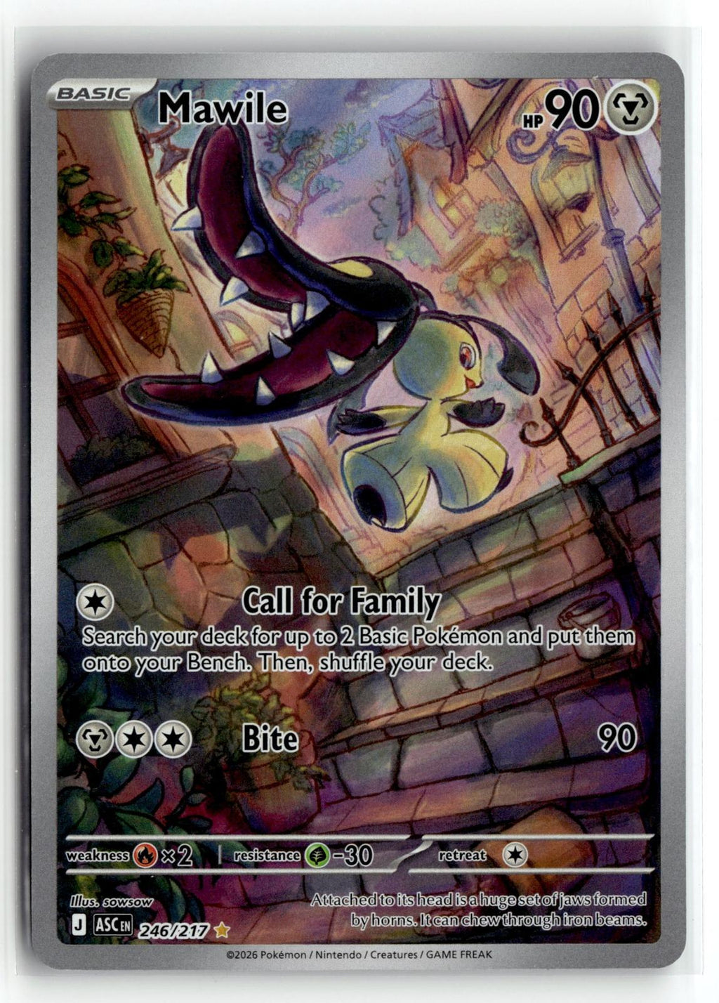 Pokemon tcg ME: Ascended Heroes #246/217 Mawile