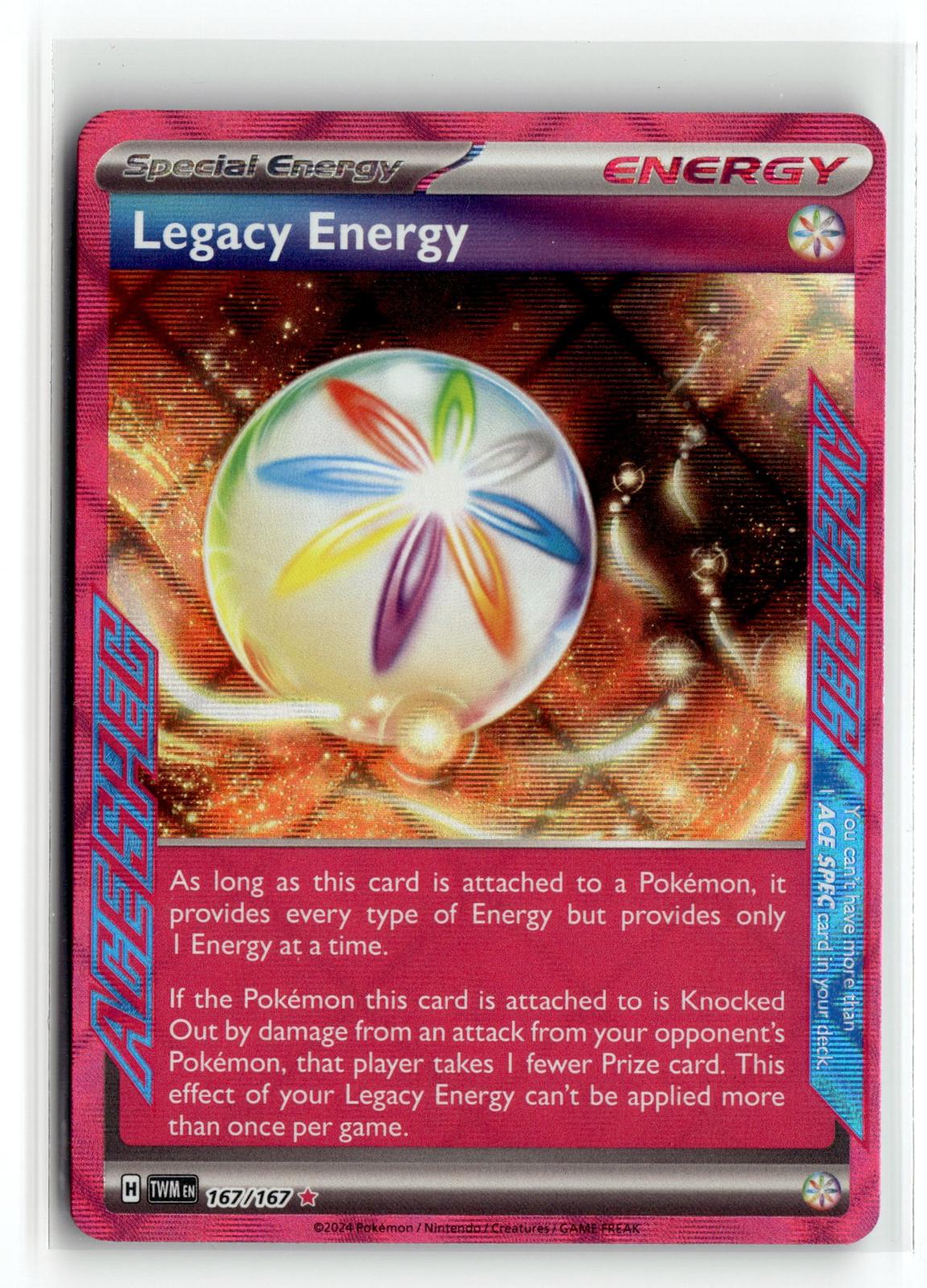 Pokemon tcg SV06: Twilight Masquerade #167/167 Legacy Energy