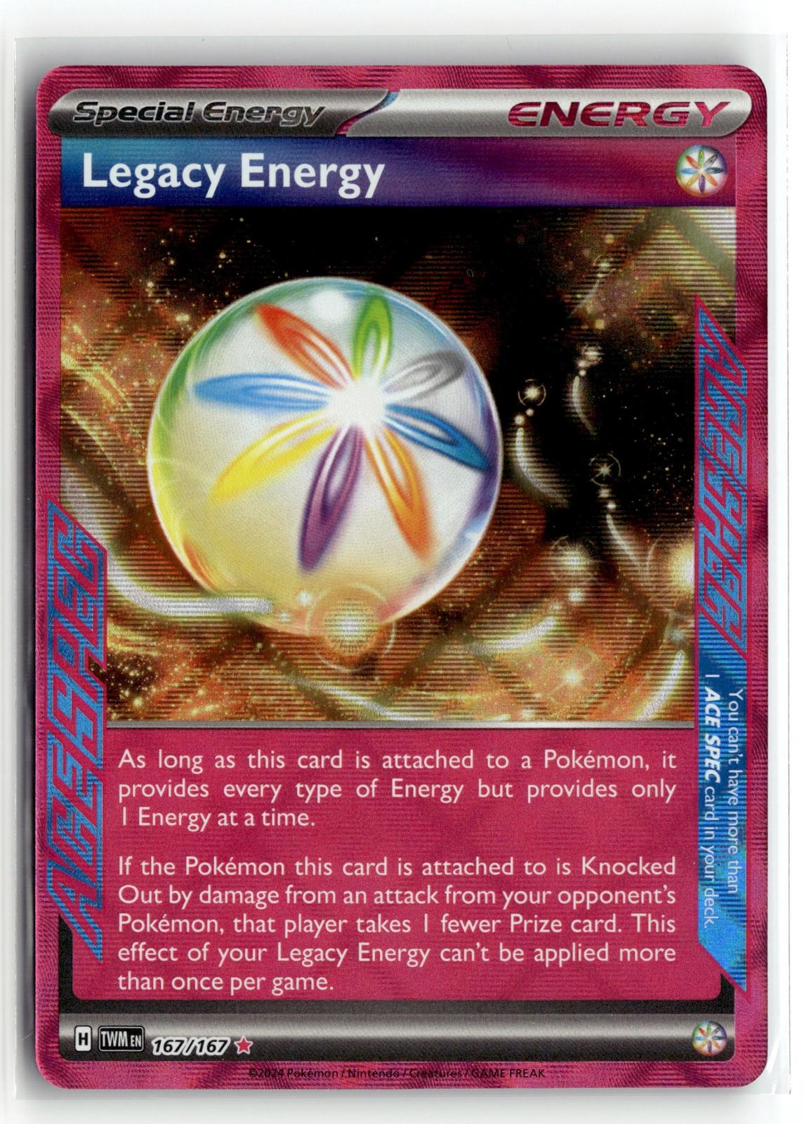 Pokemon tcg SV06: Twilight Masquerade #167/167 Legacy Energy