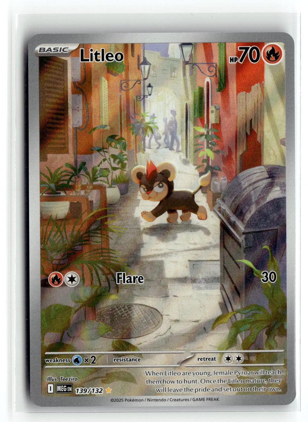 Pokemon tcg ME01: Mega Evolution #139/132 Litleo